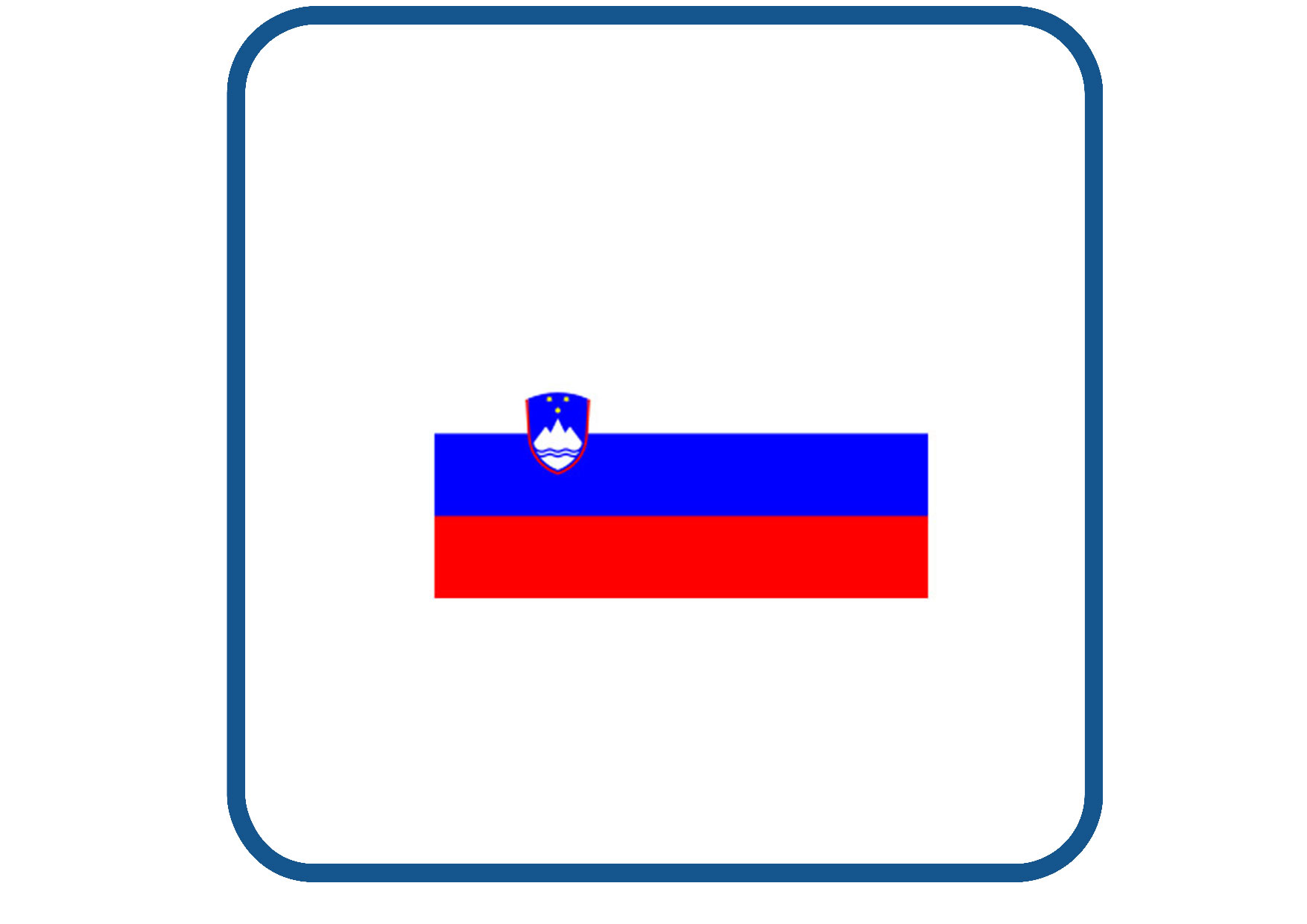 Slovenie vlag sticker