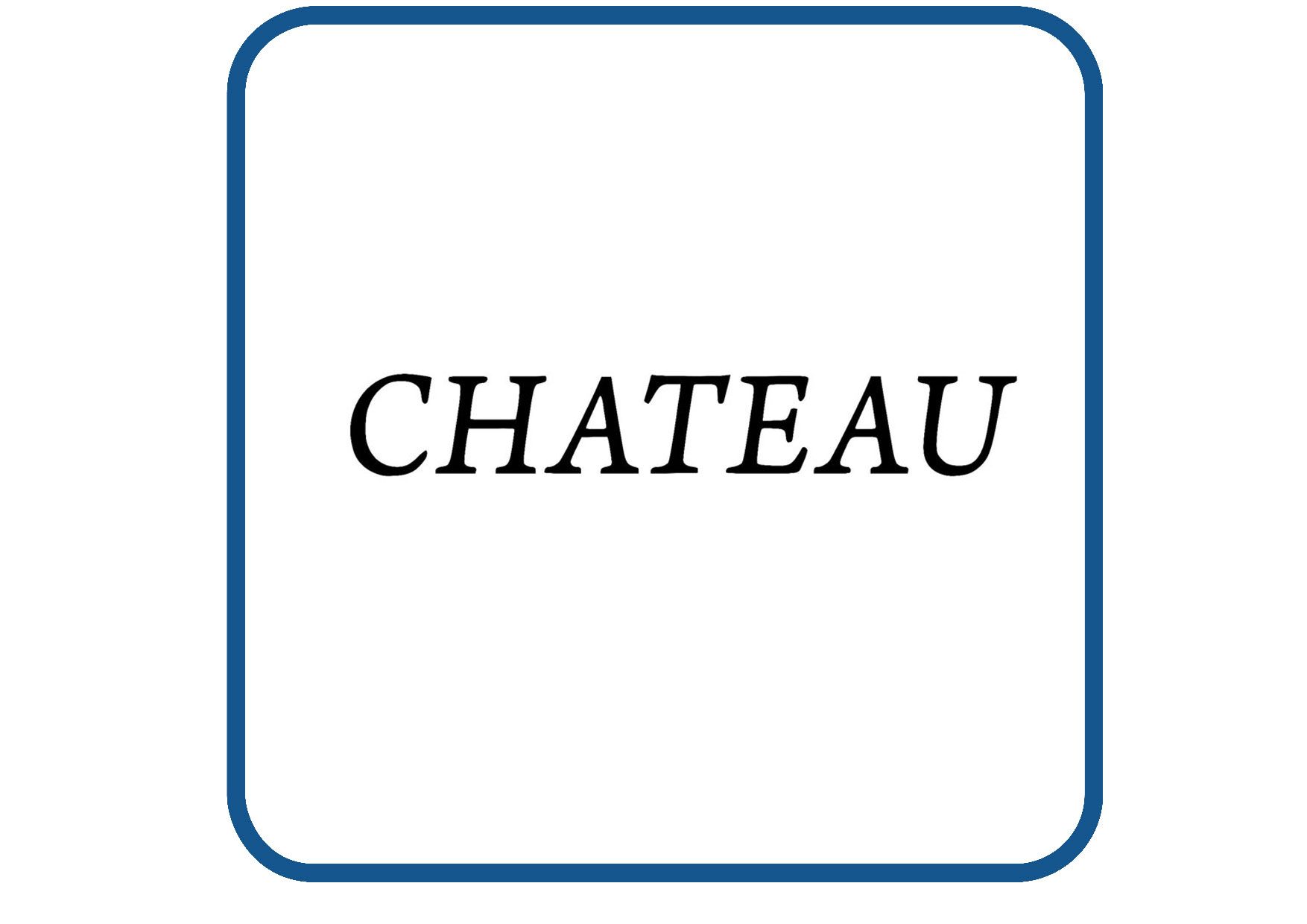 Chateau caravan en camper sticker