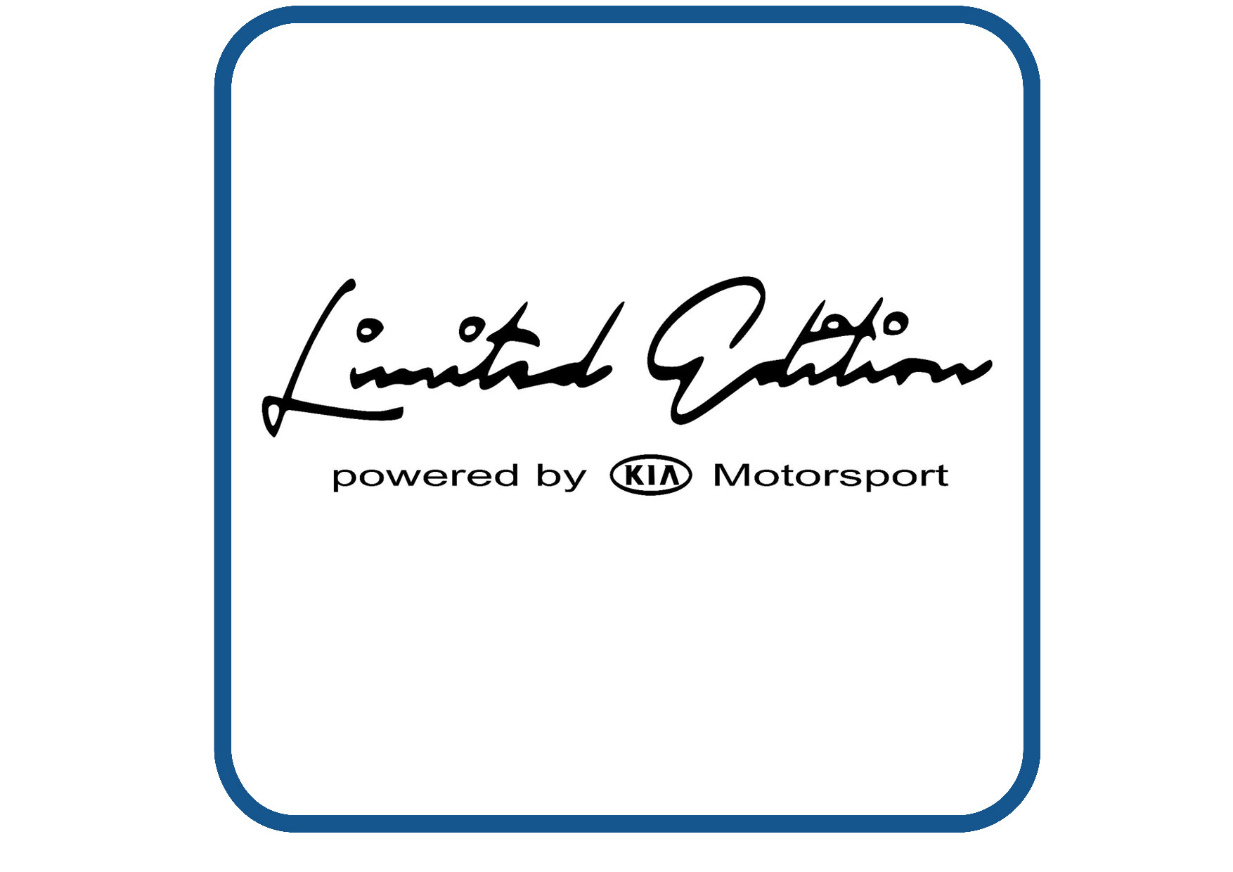 Kia Limited Edition sticker
