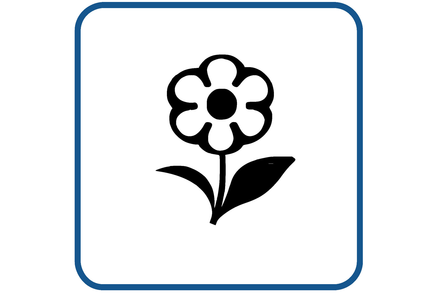 Bloem design 30 sticker