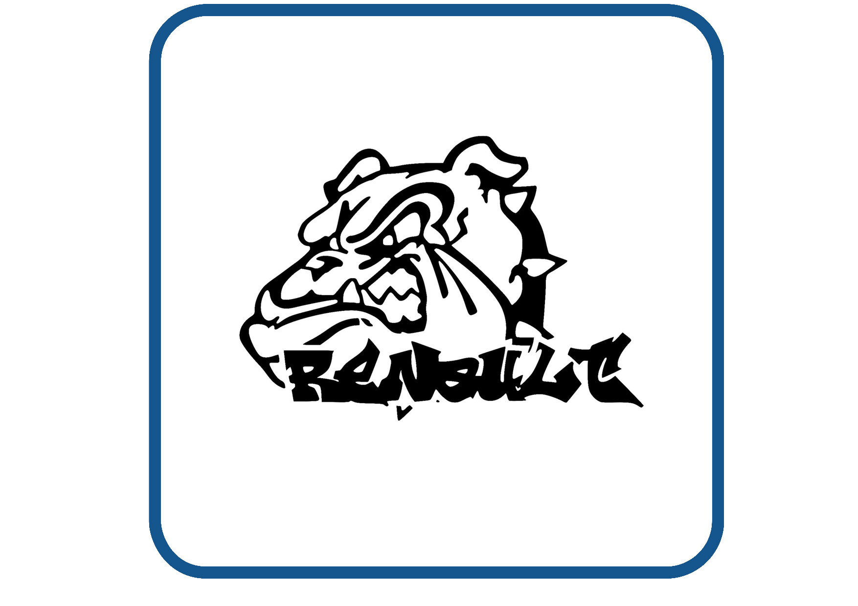 Renault Bulldog sticker