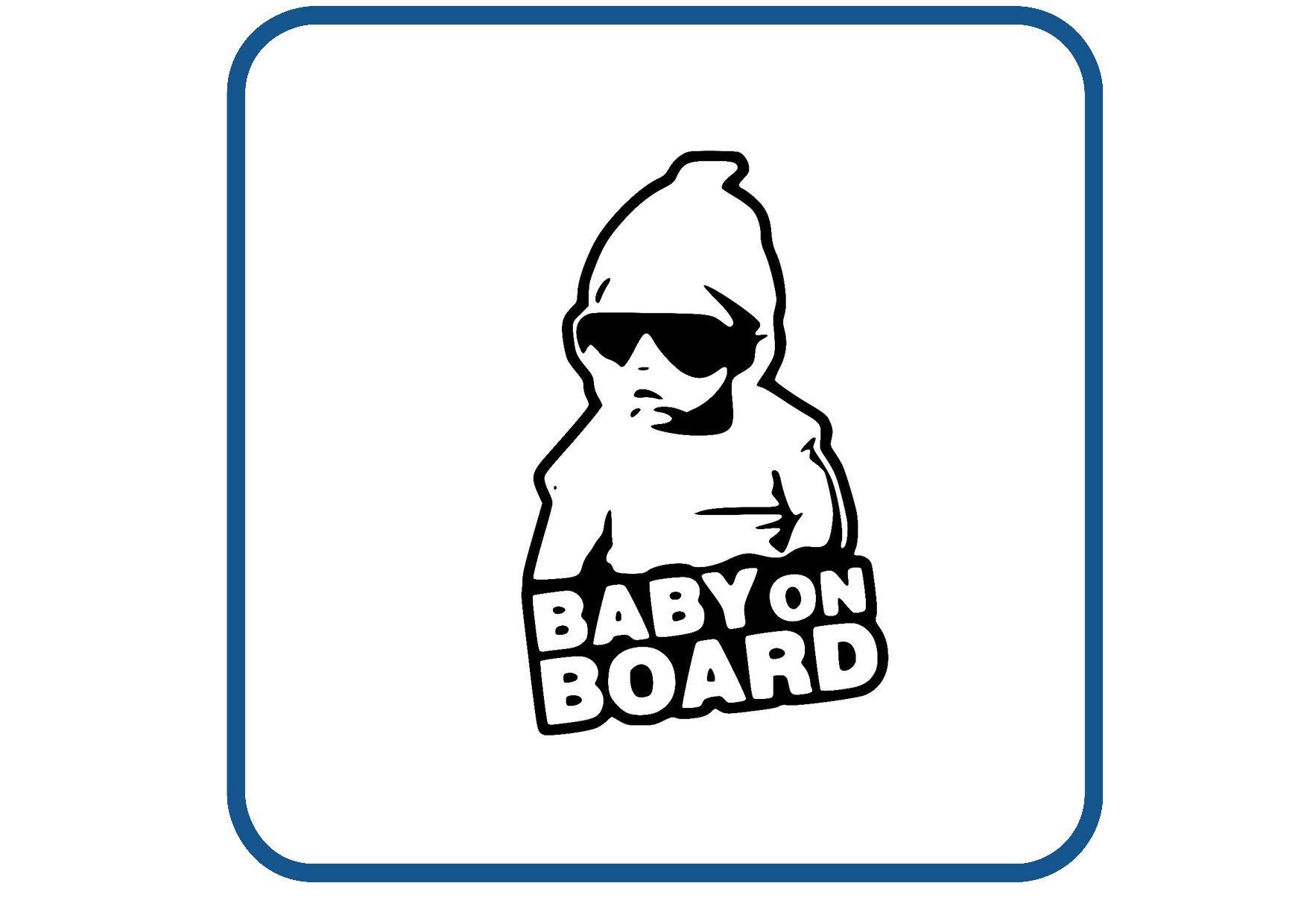 Baby on board design 5 sticker