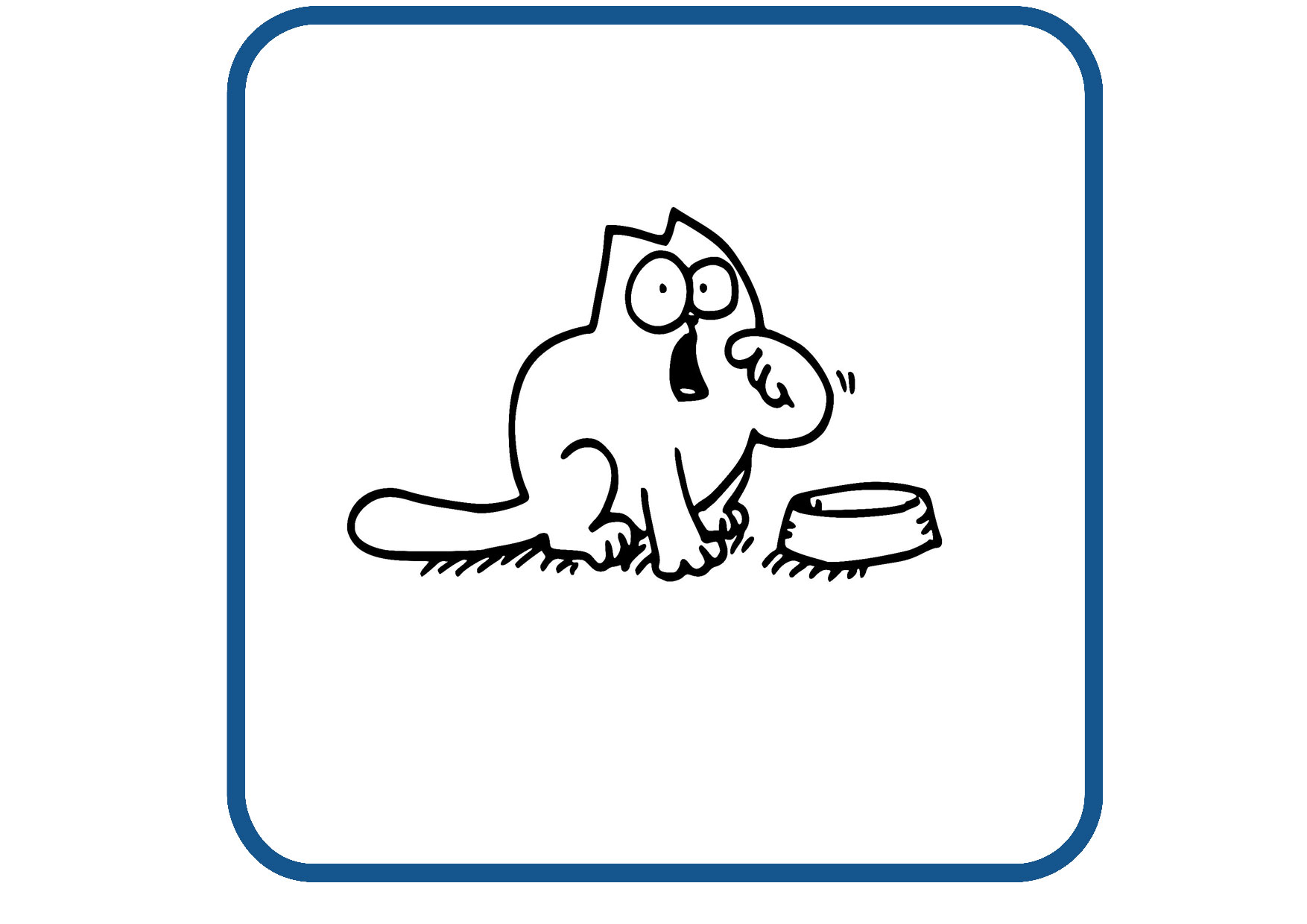 Simon Katze design 13 sticker