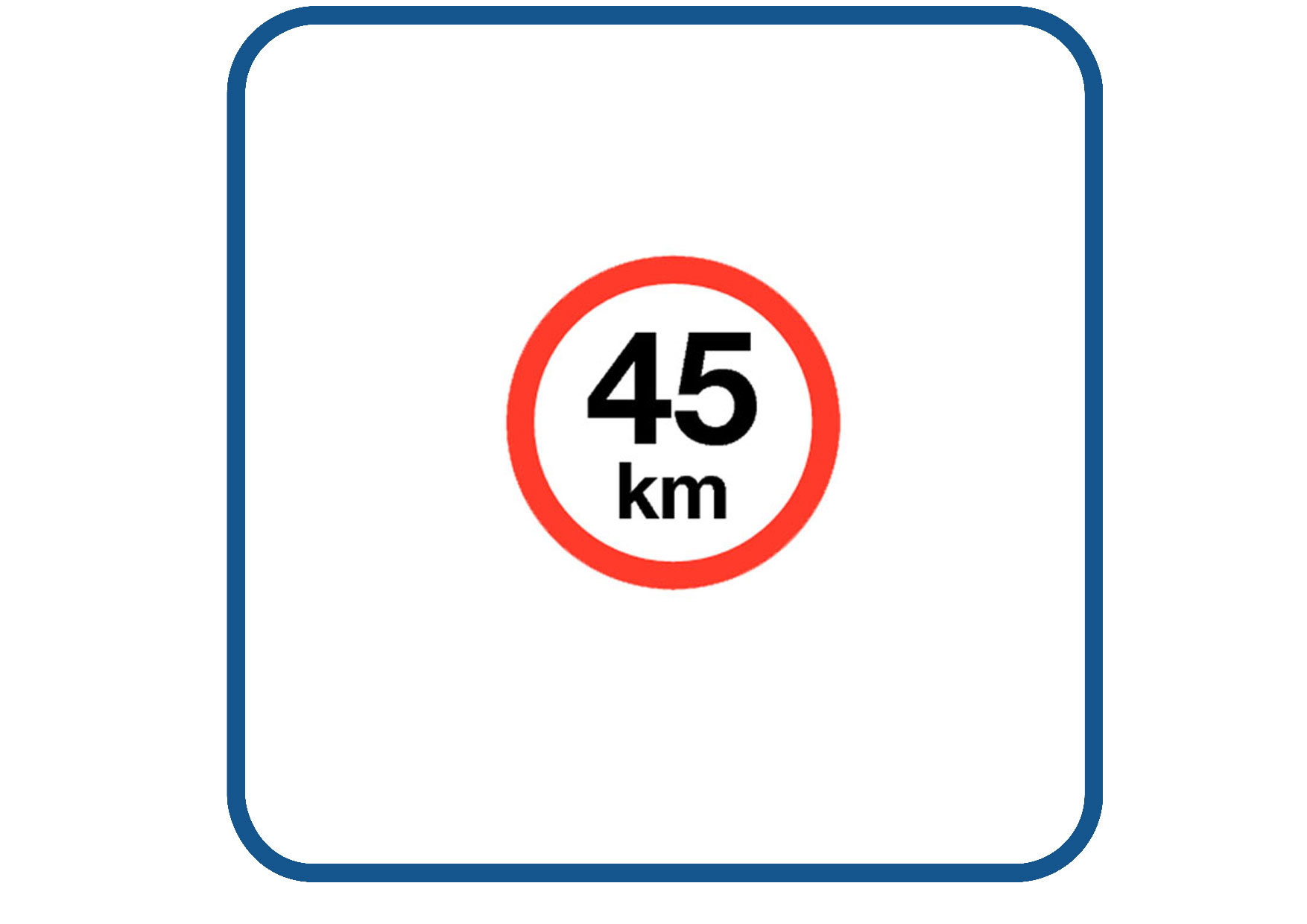 Max 45 KM sticker