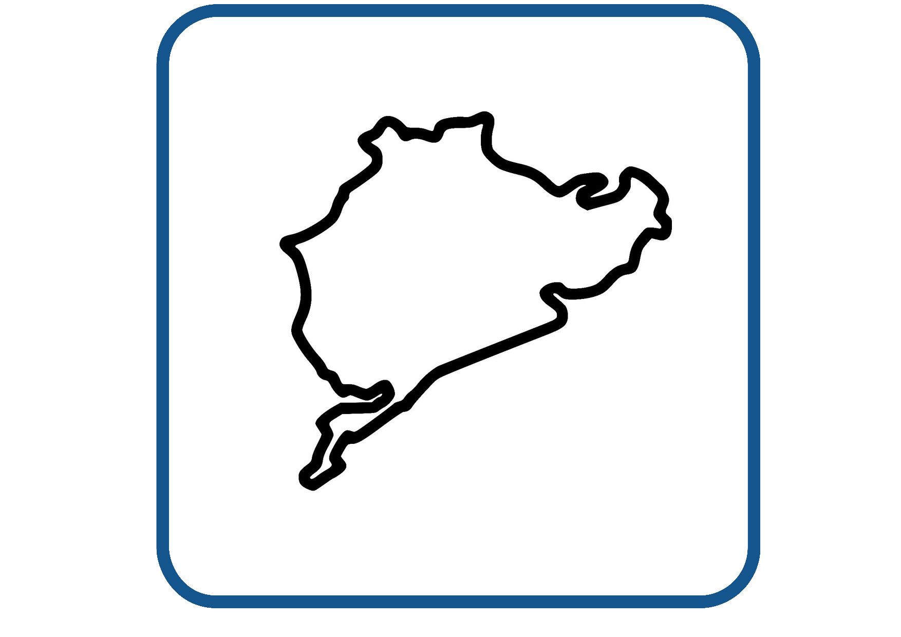 Nurburgring circuit sticker