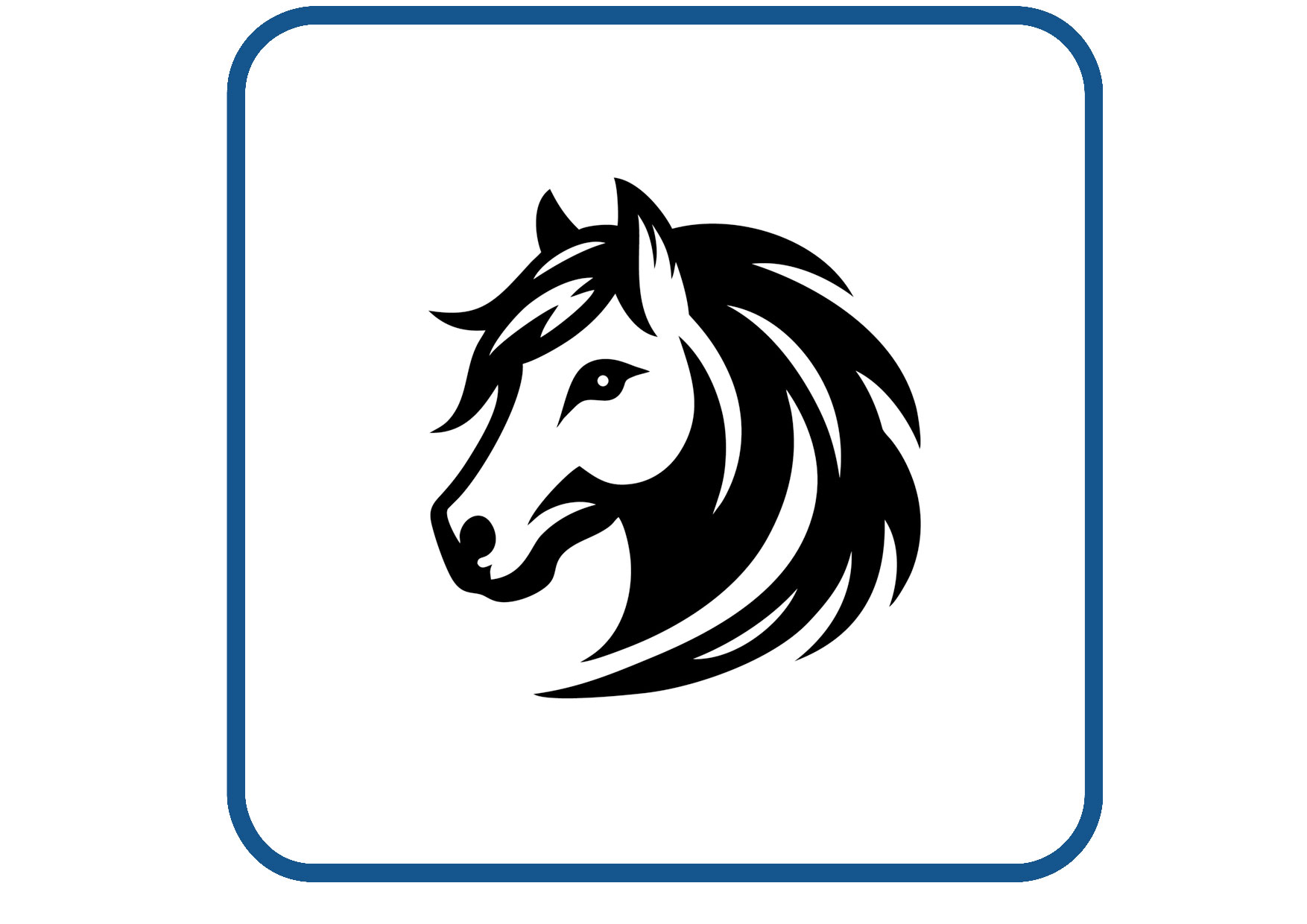 Paard design 1 sticker