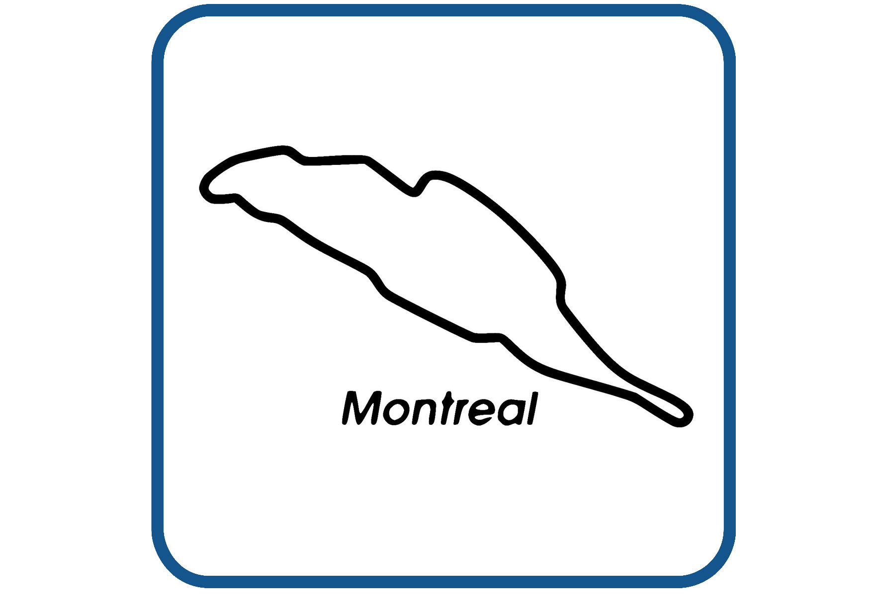 Montreal circuit sticker