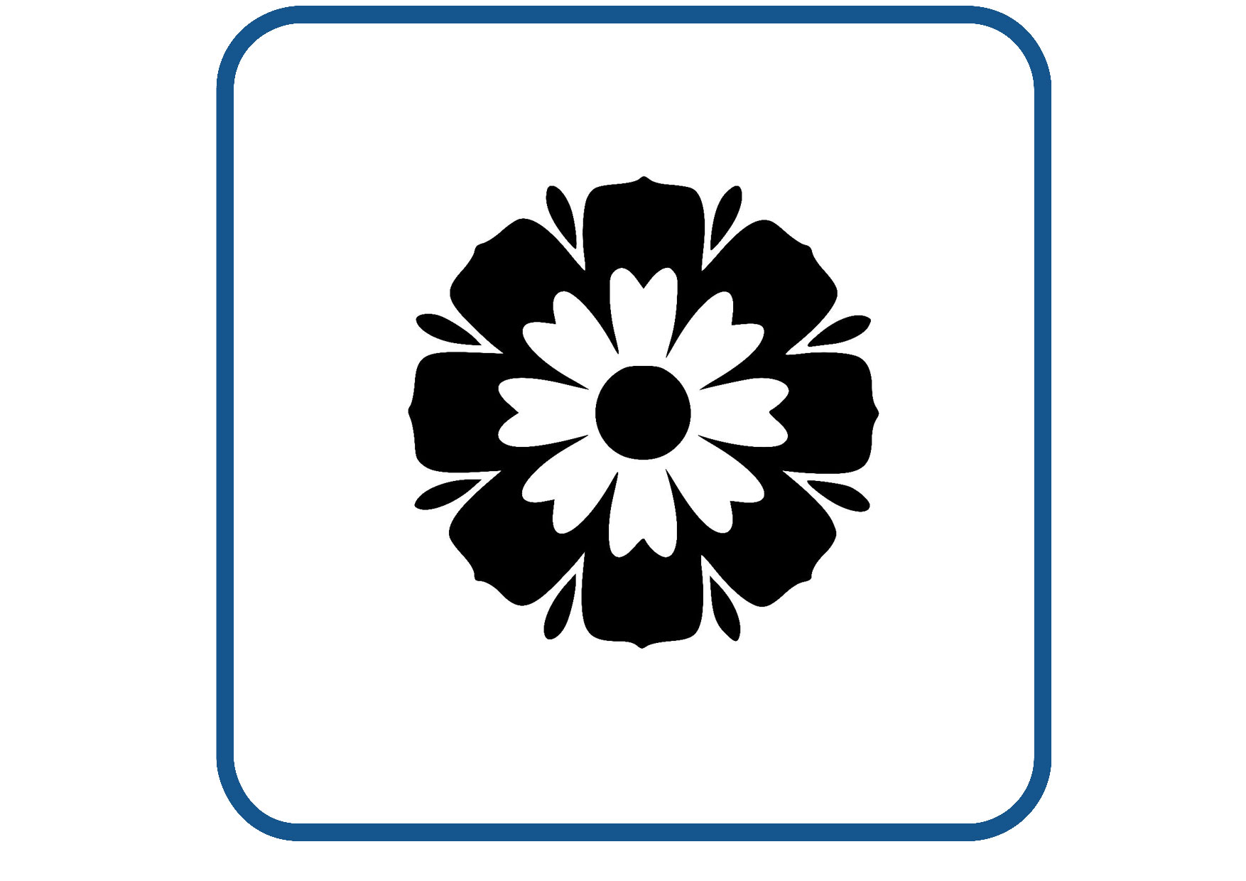 Bloem design 20 sticker