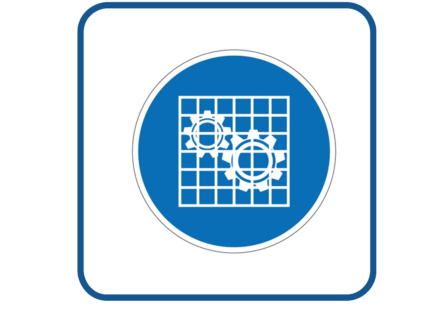 Beschermrooster sticker