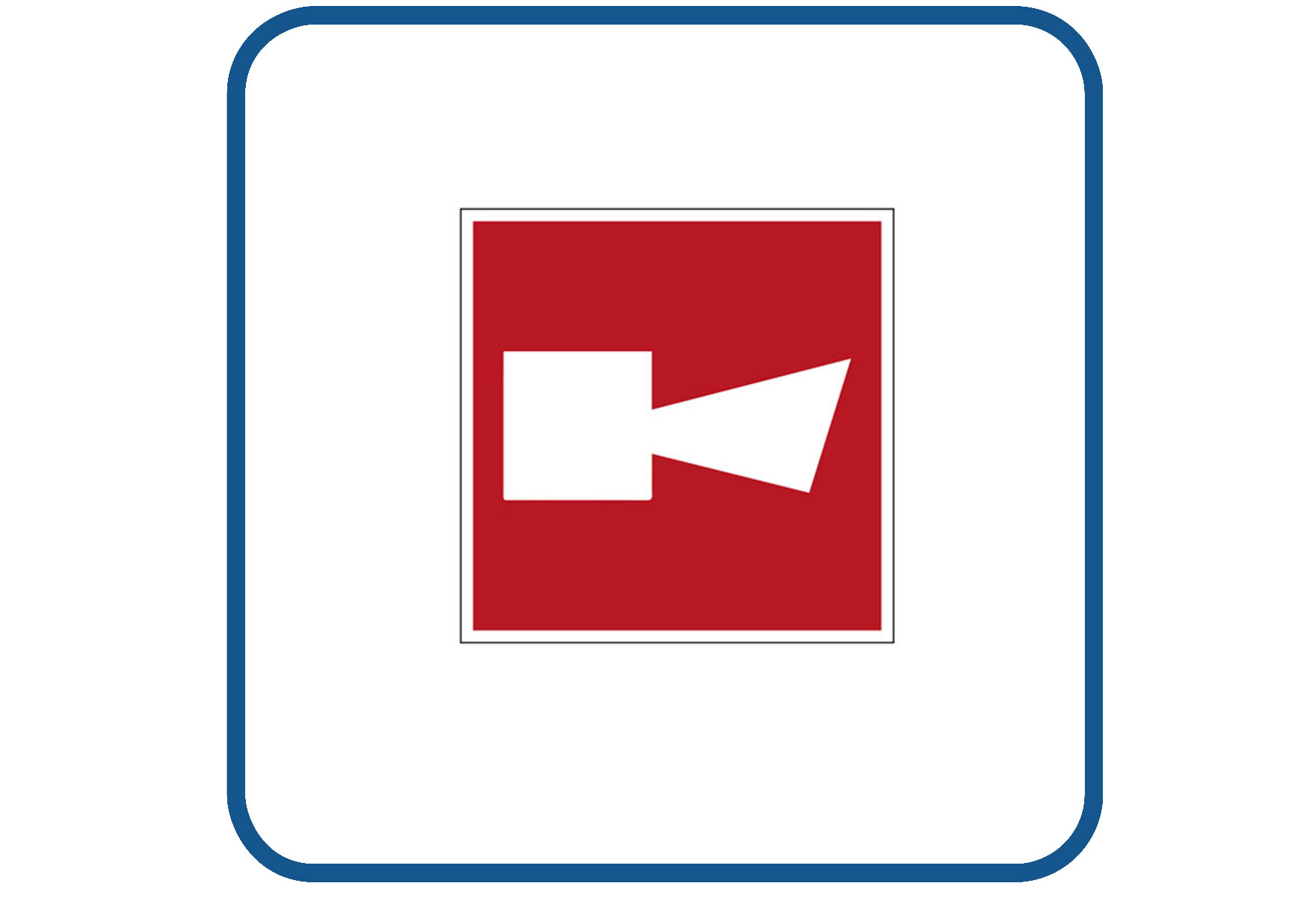 Brandhoorn sticker
