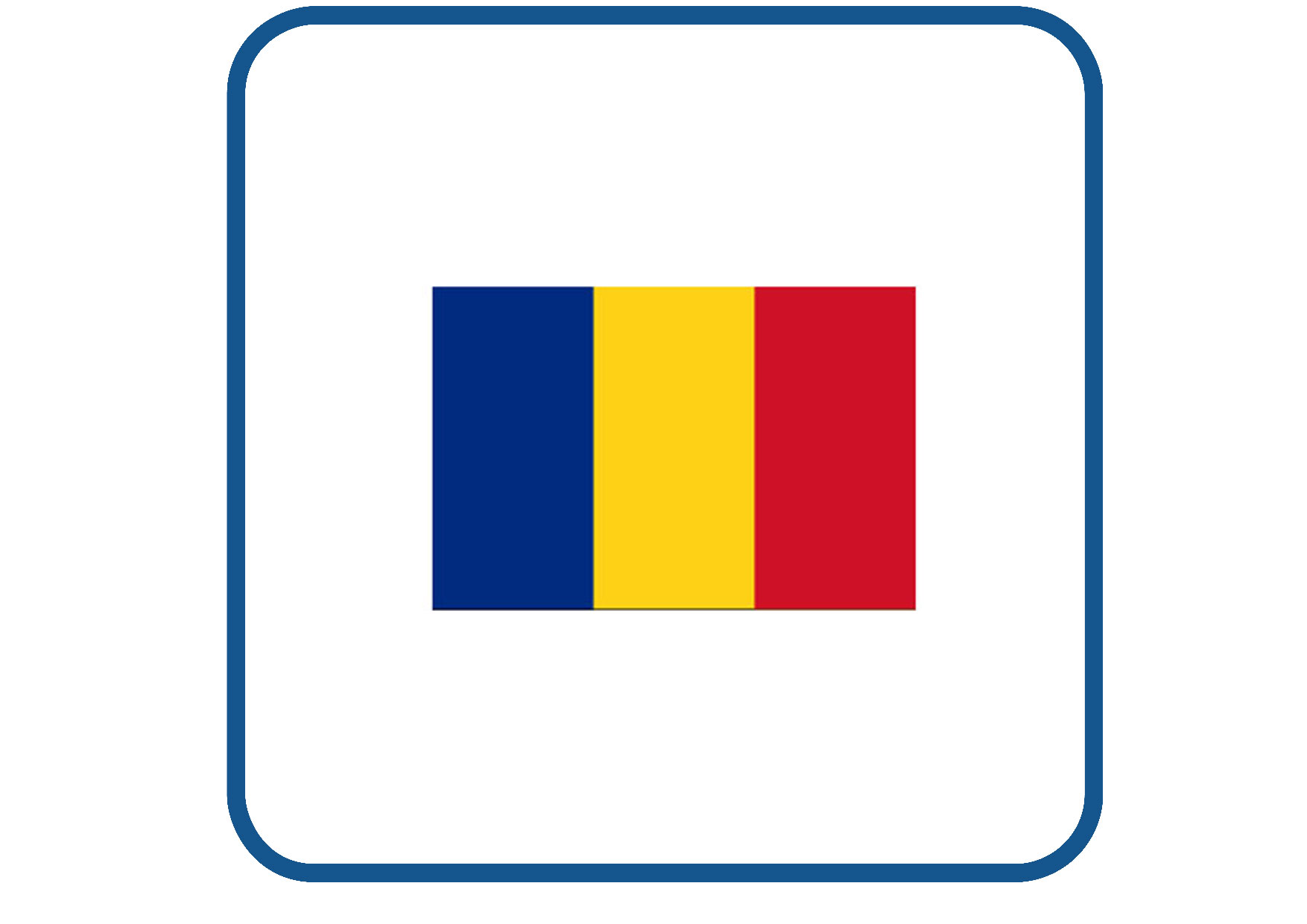 Roemenie vlag sticker