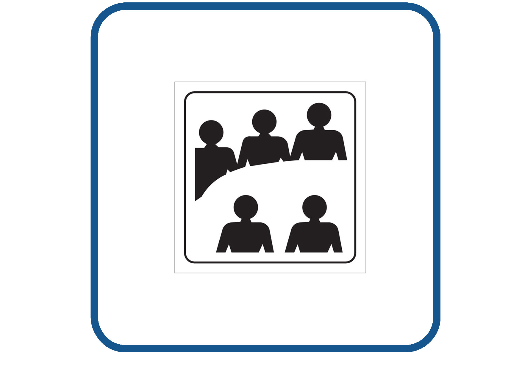 Vergaderruimte sticker