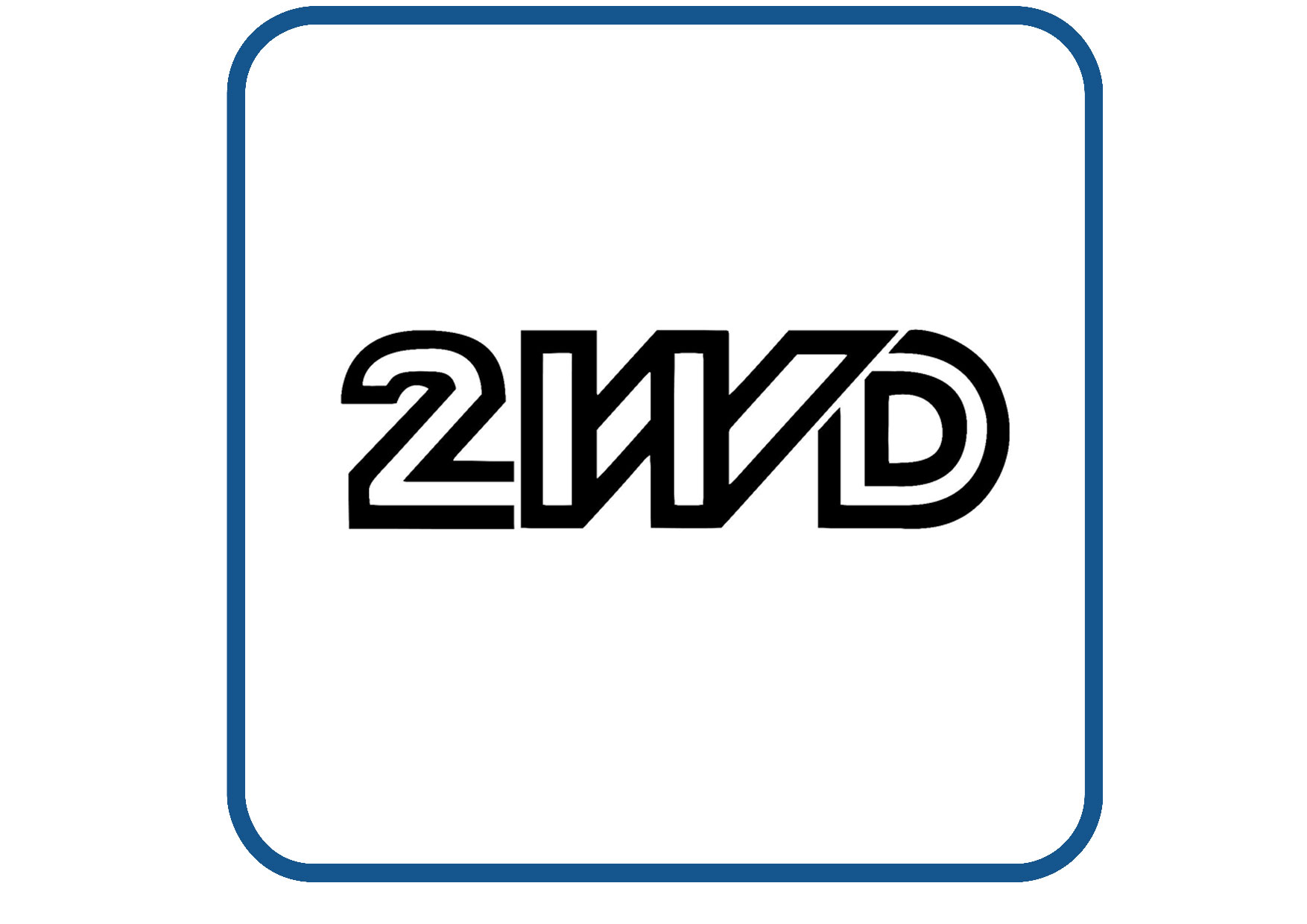 2WD Syncro sticker