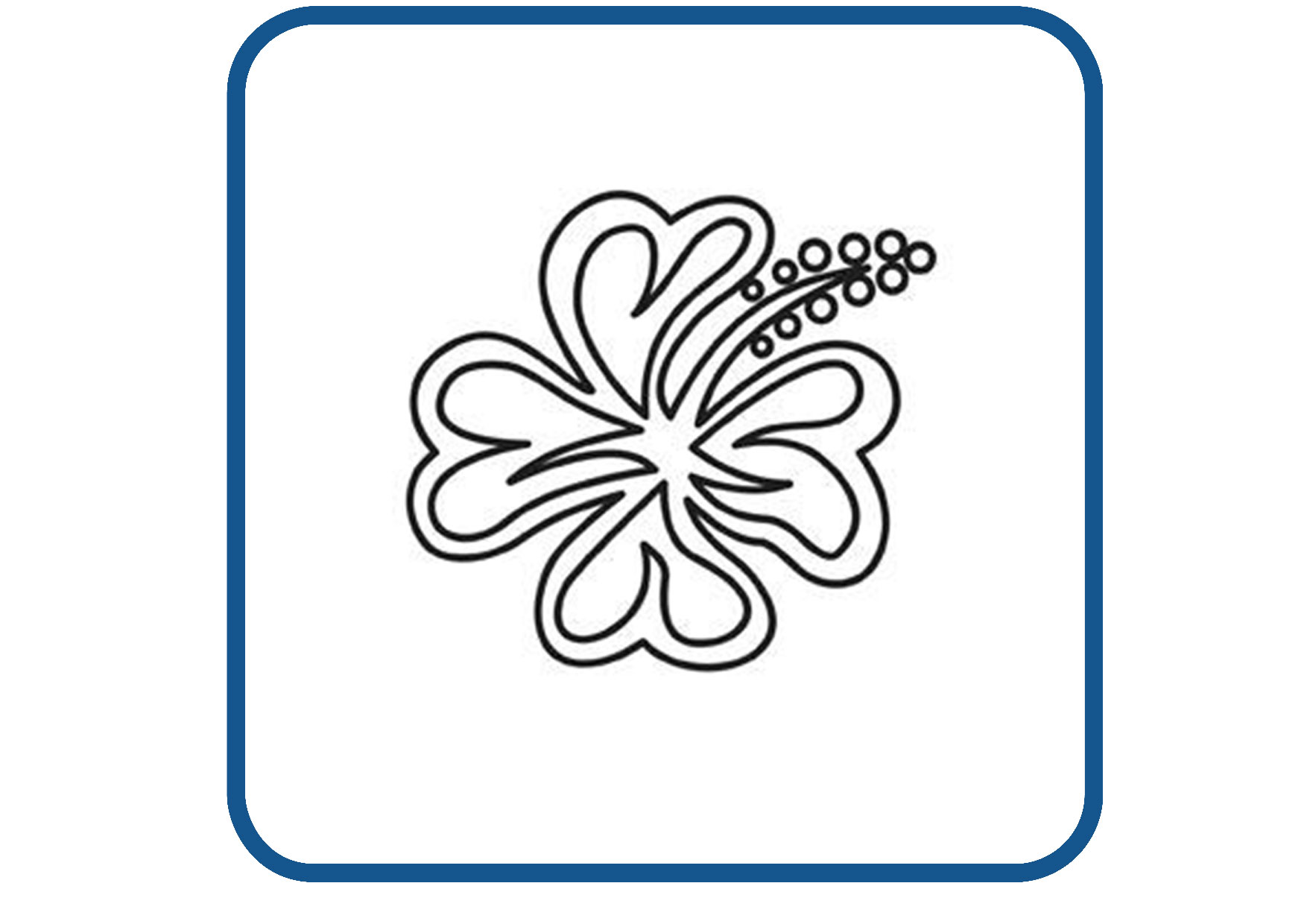 Bloem design 62 sticker