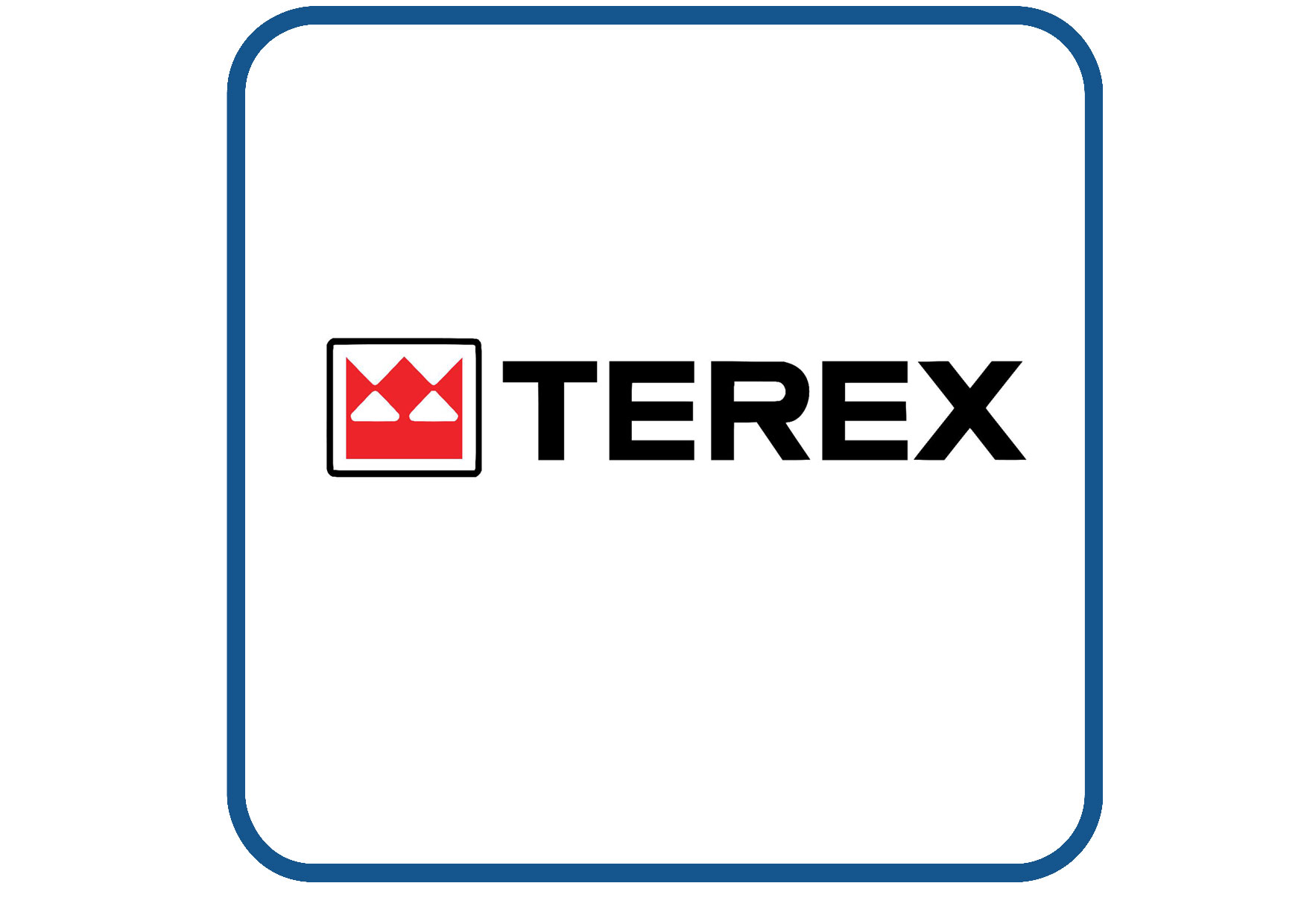 Terex met logo sticker