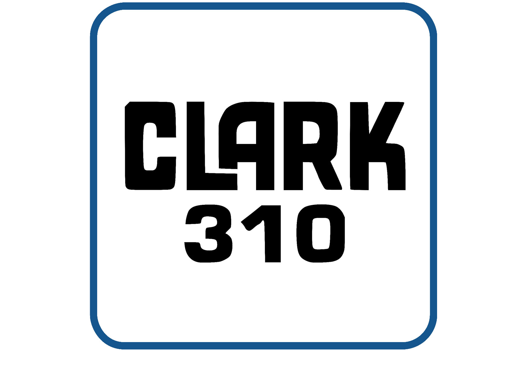 Clark 310 sticker