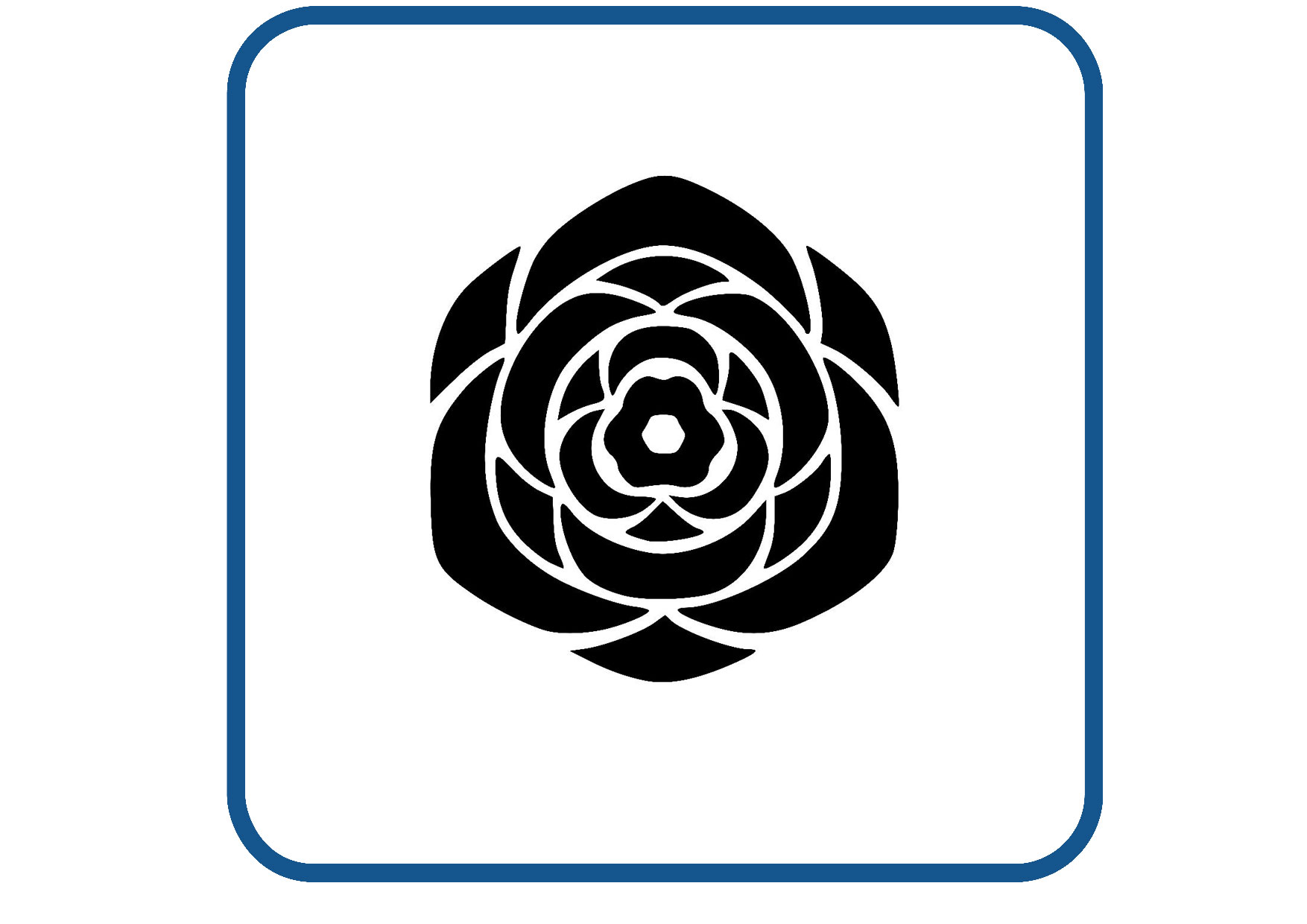 Bloem design 10 sticker