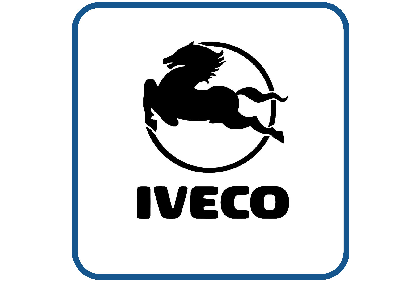 IVECO met paard sticker
