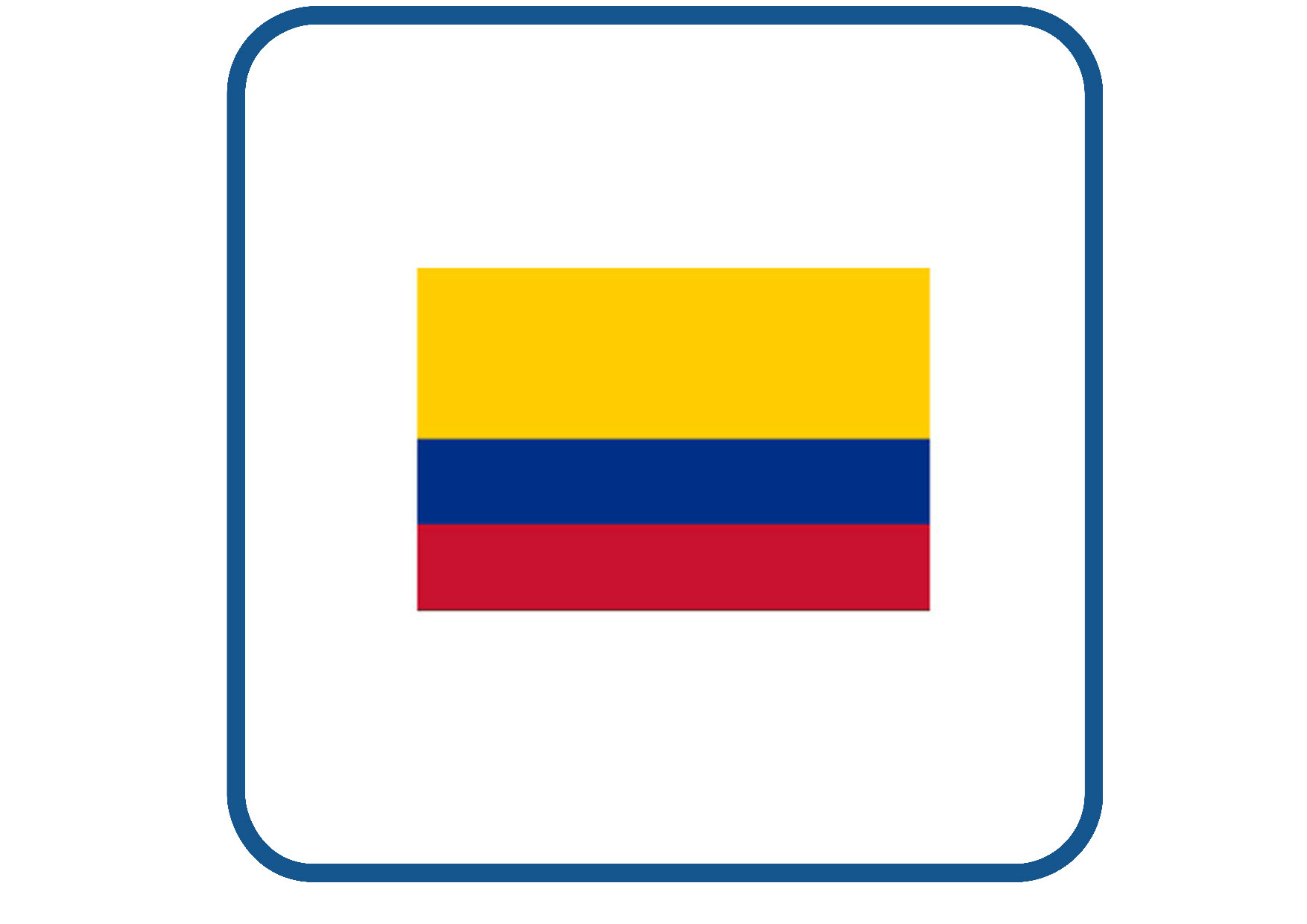 Colombia vlag sticker