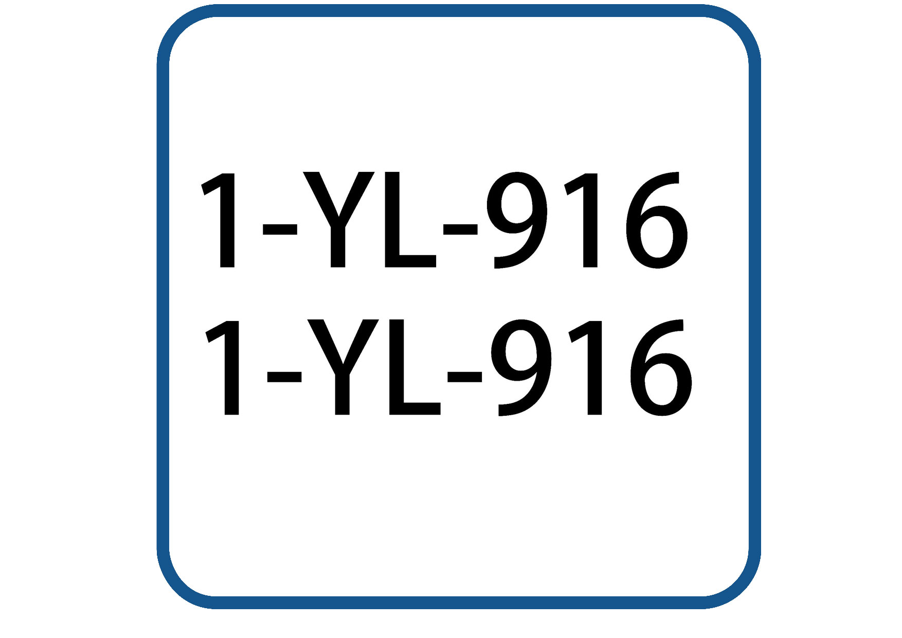 Boot registratie set van 2 stickers