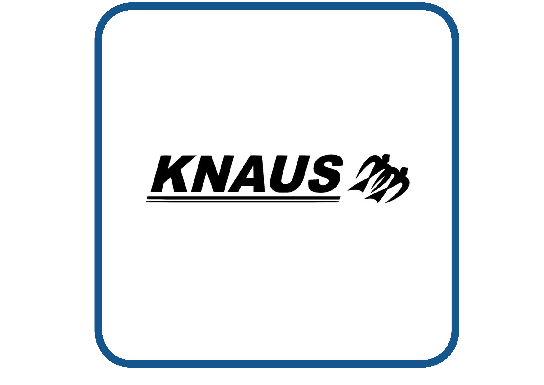 Knaus caravan en camper sticker