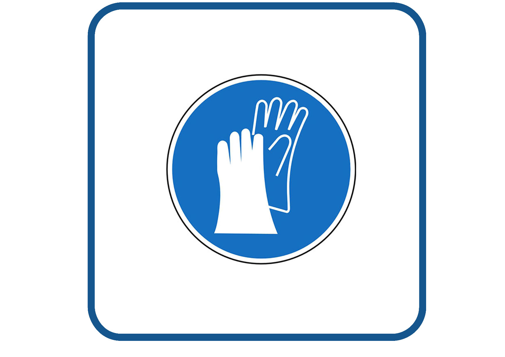 Handschoenen sticker