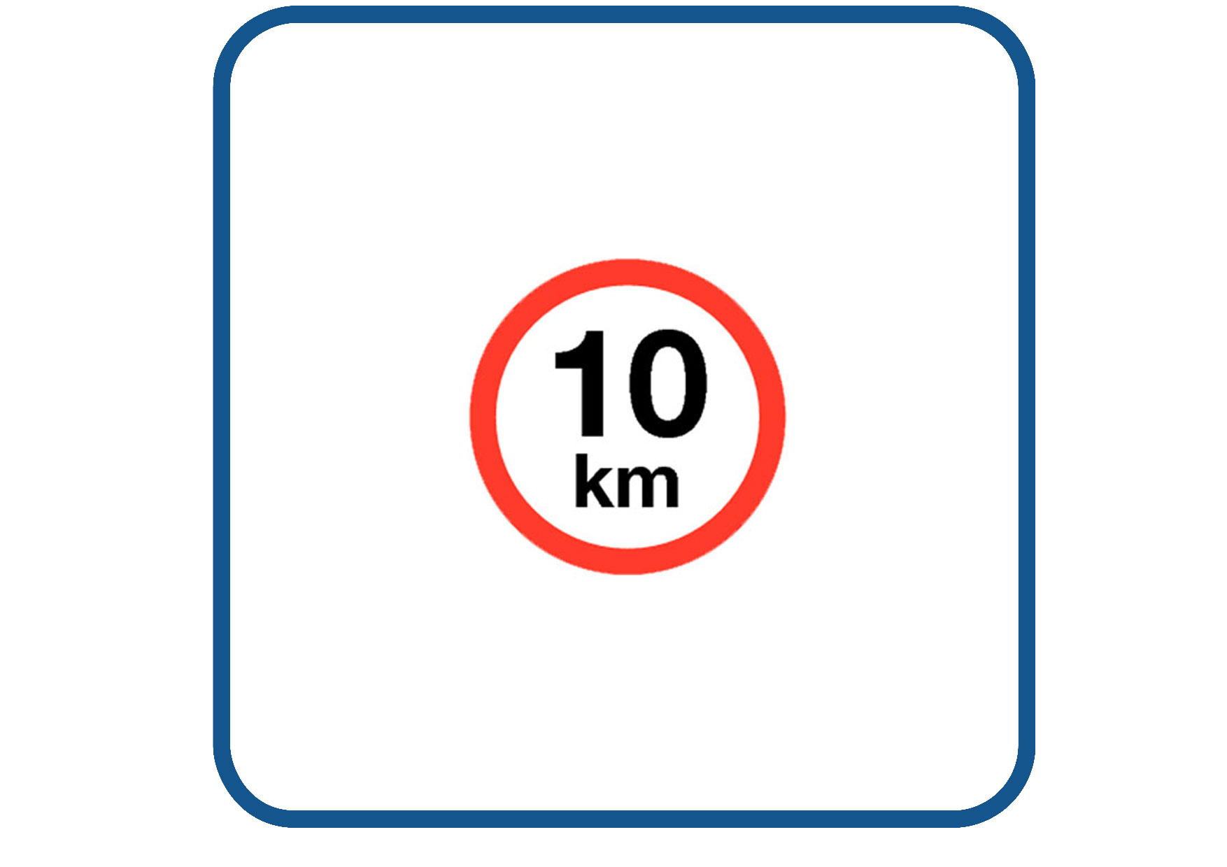 Max 10 KM sticker