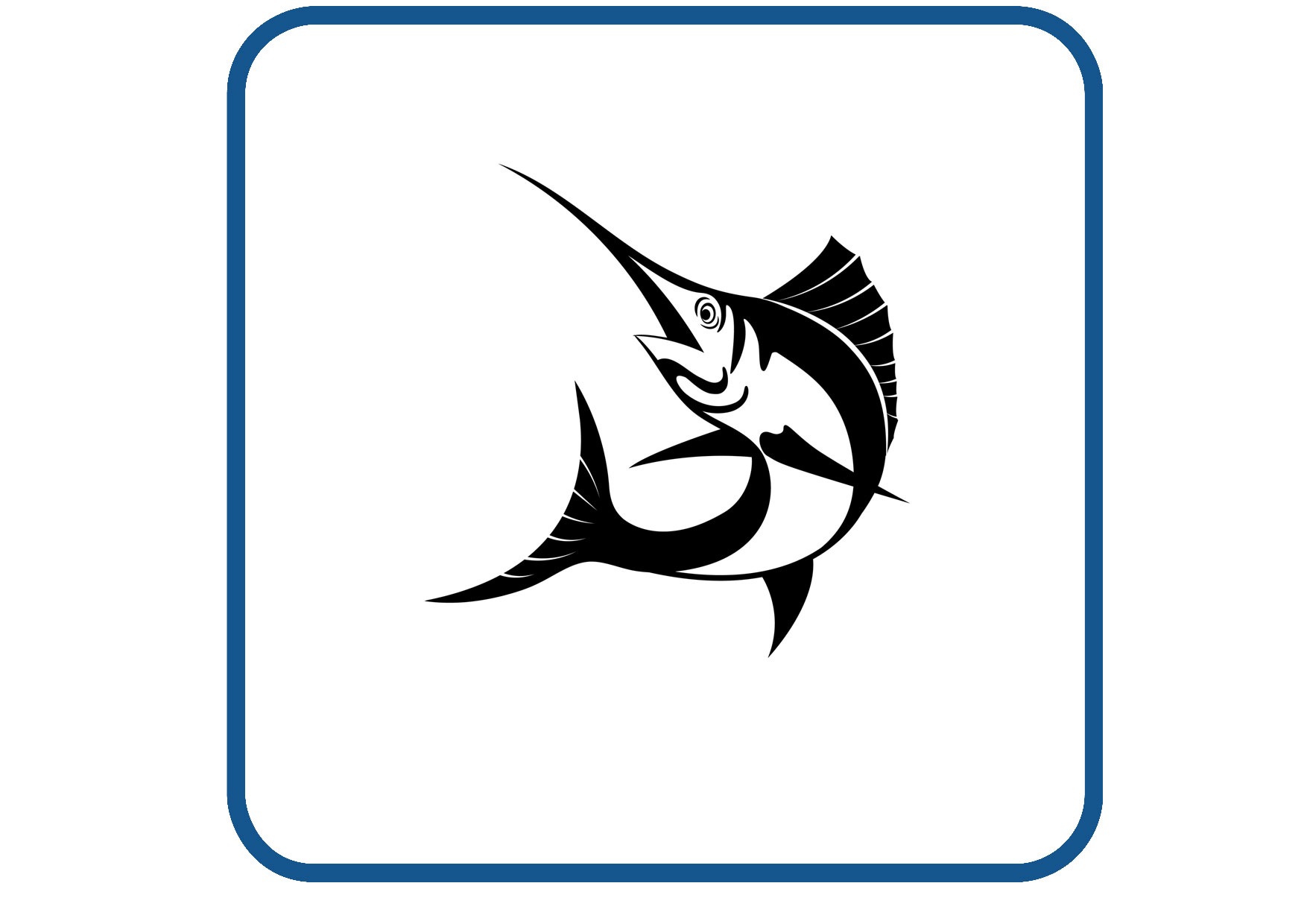 Zwaardvis sticker