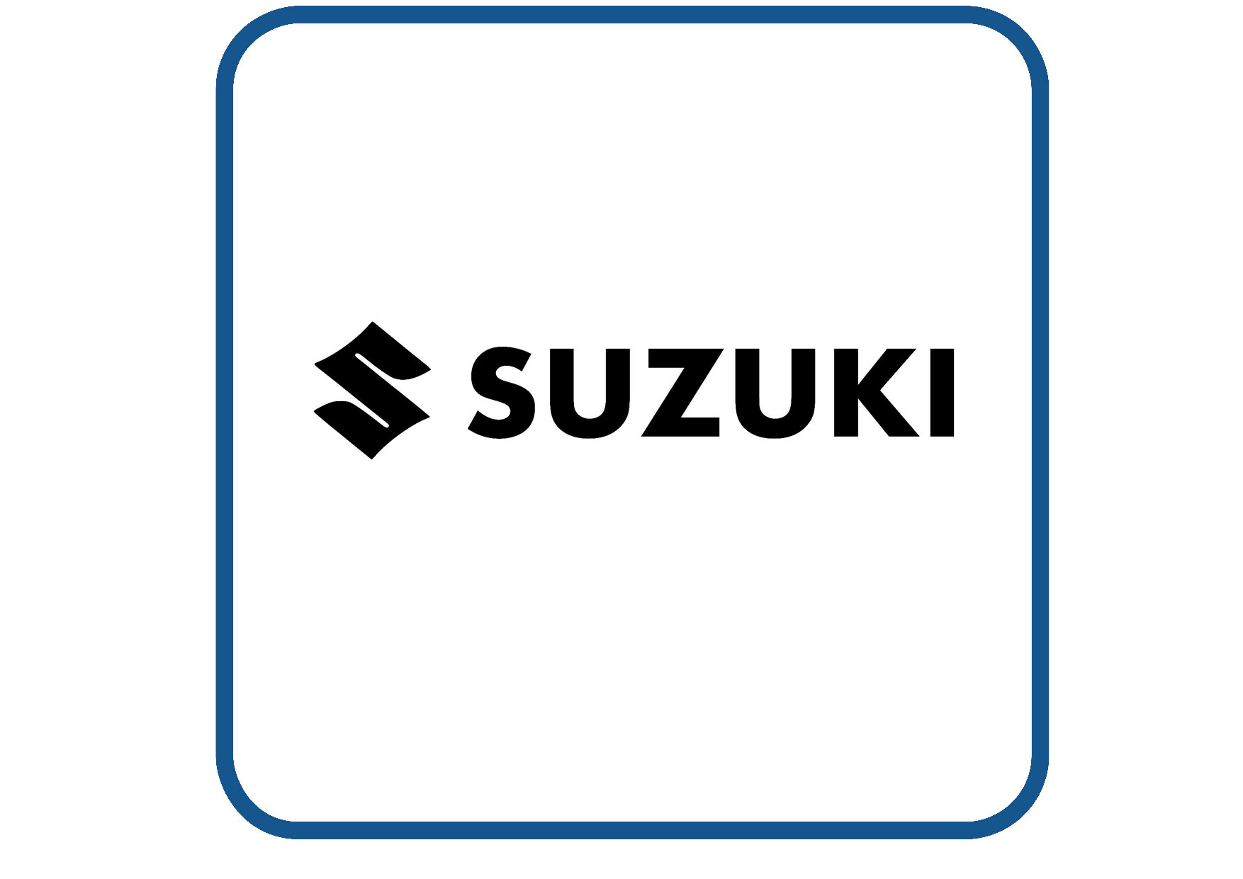 Suzuki met logo sticker
