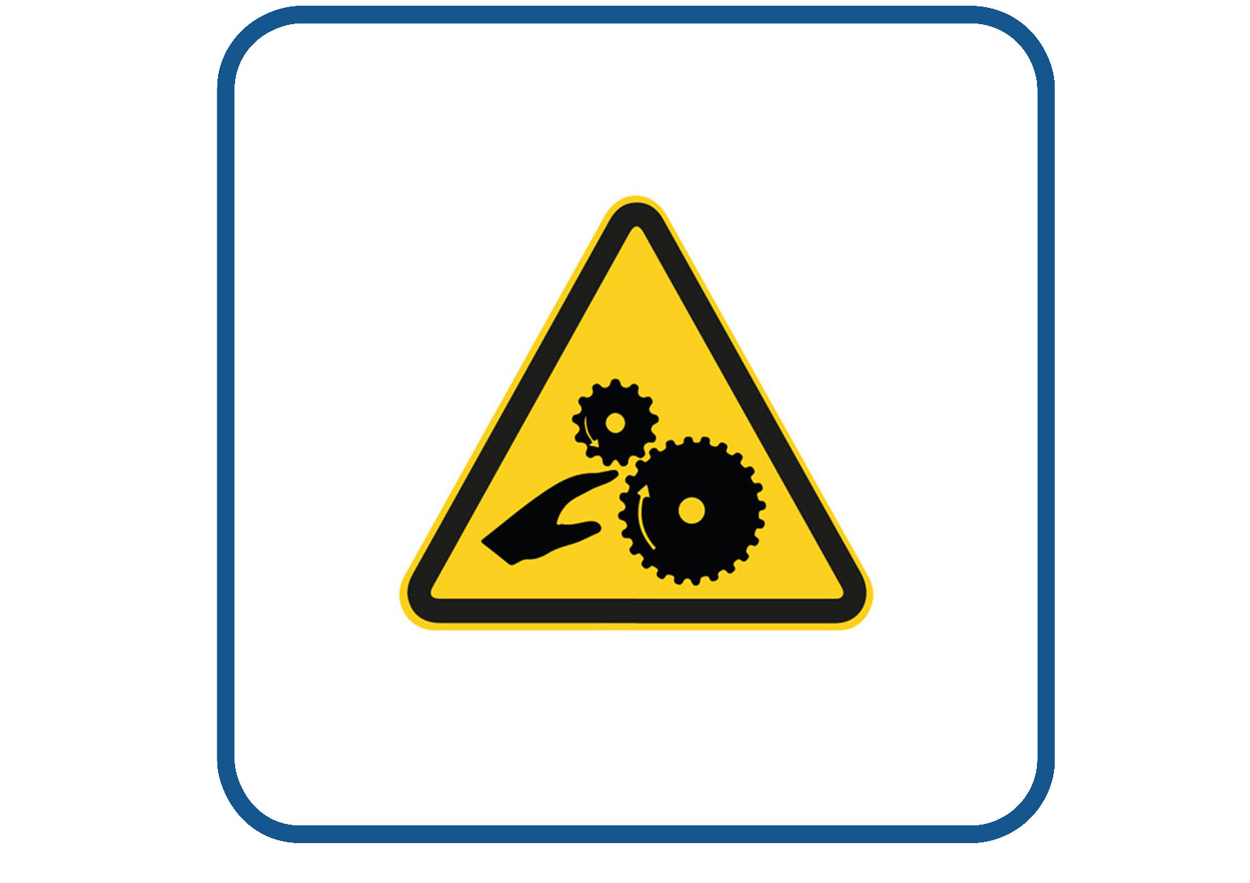 Draaiende wielen of walsen sticker