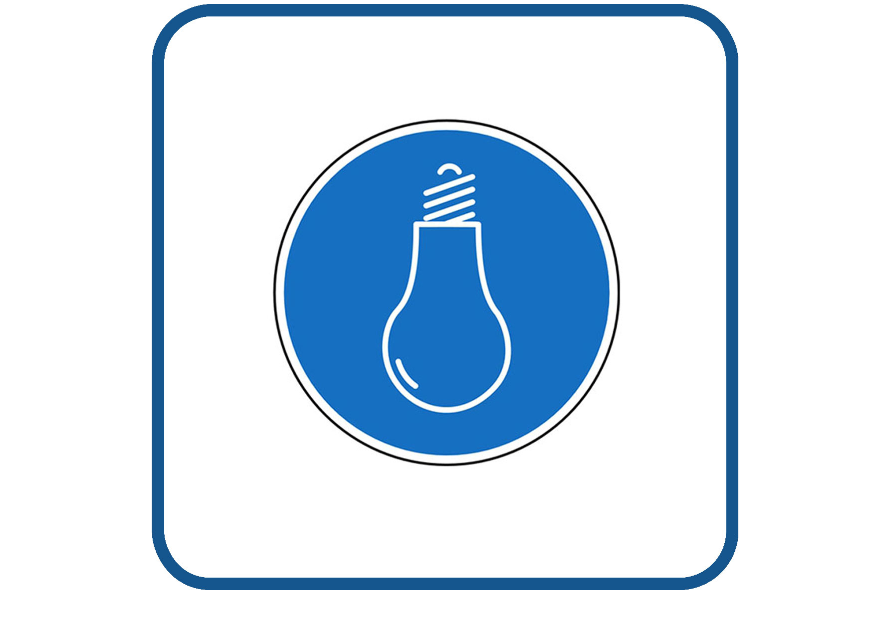 Licht uitdoen sticker