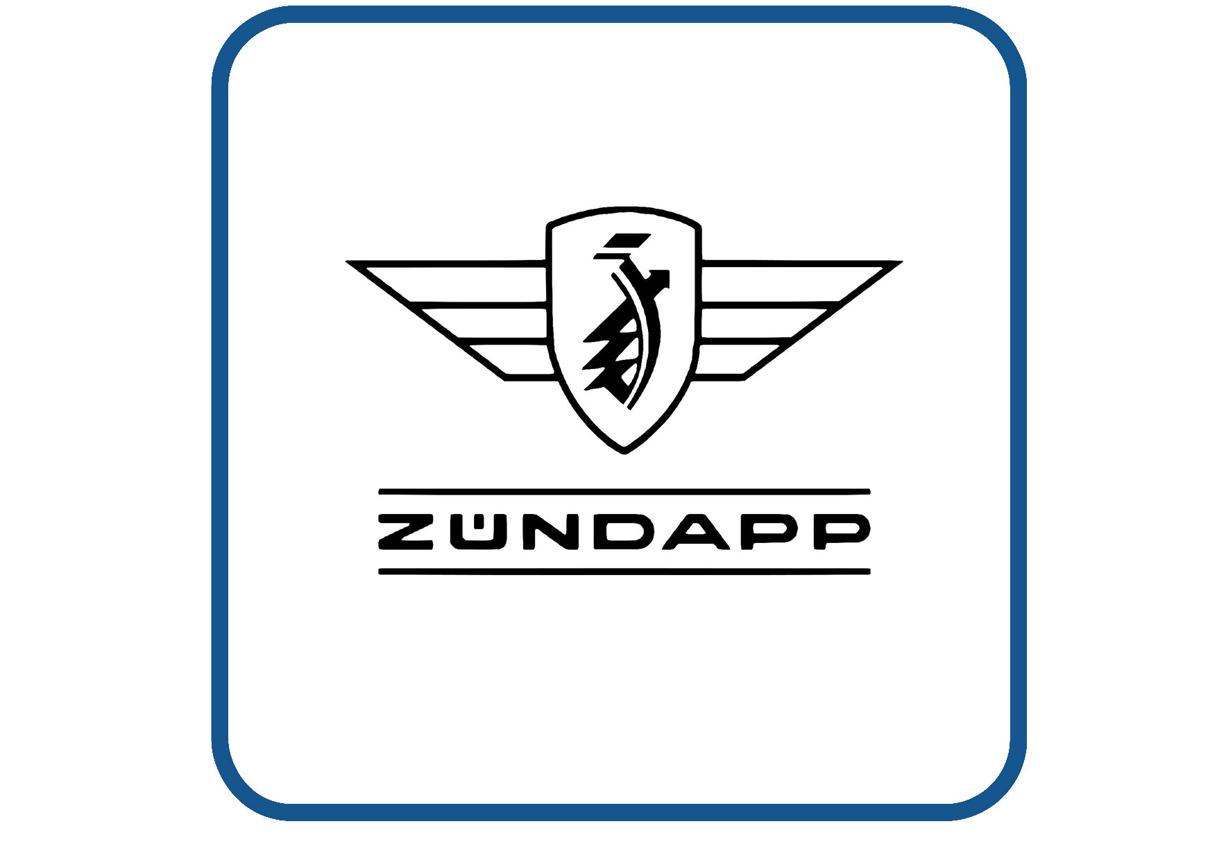 Zundapp logo design 1 sticker