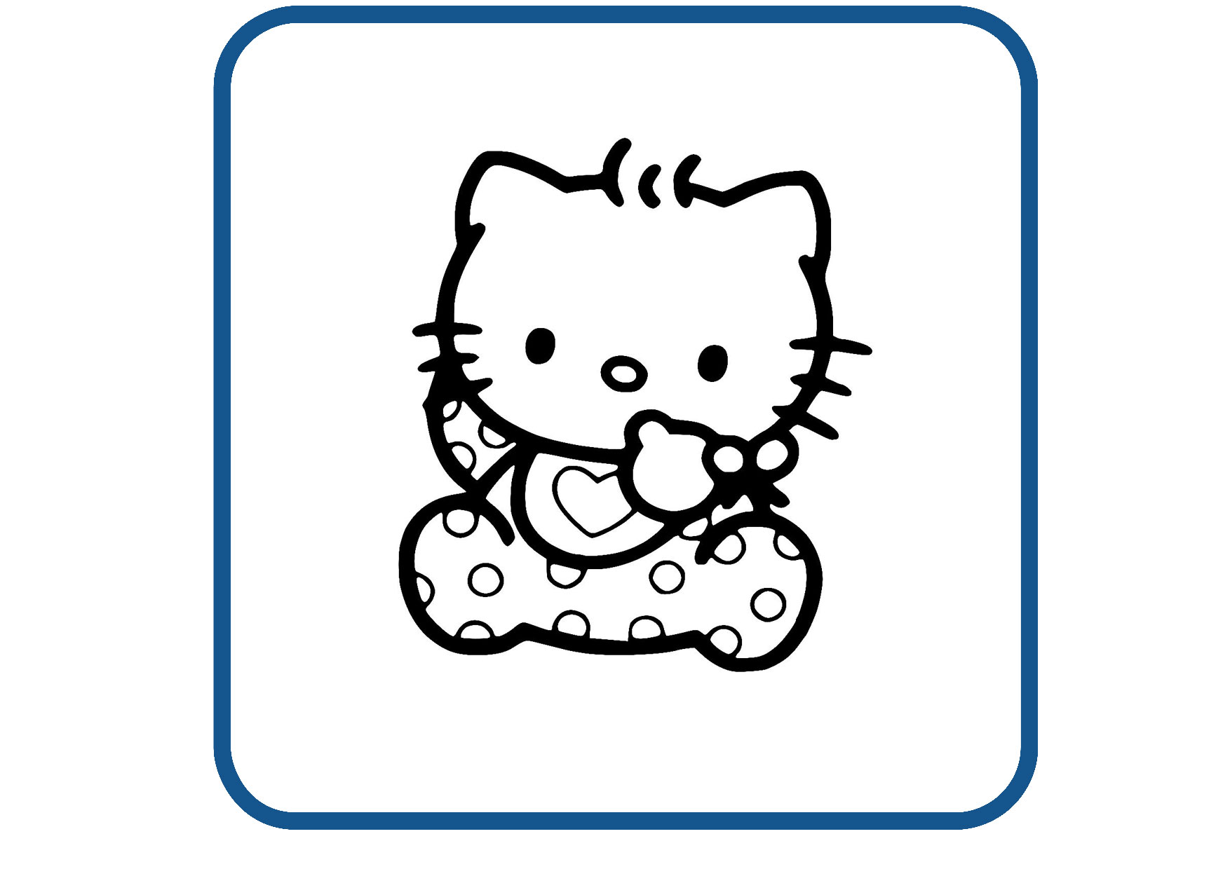 Hello Kitty design 6 sticker