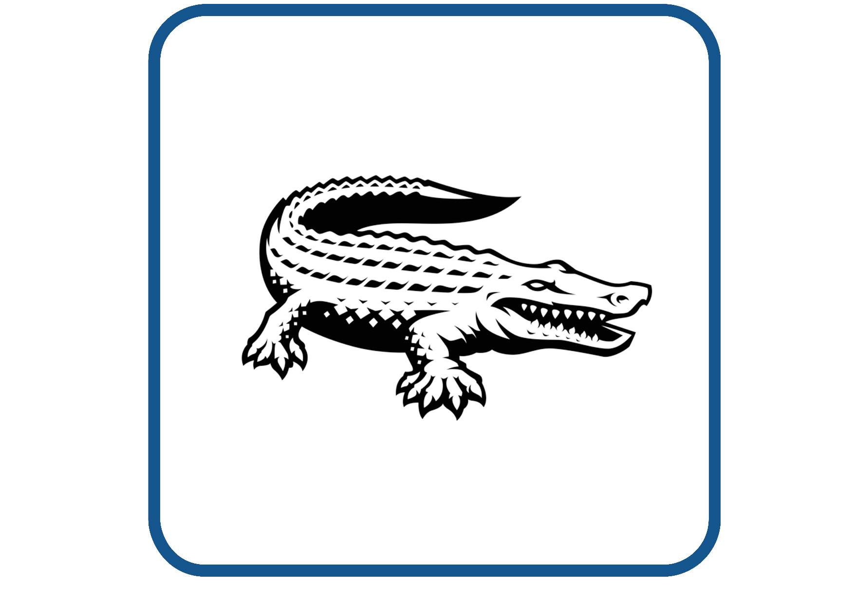 Krokodil design 1 sticker