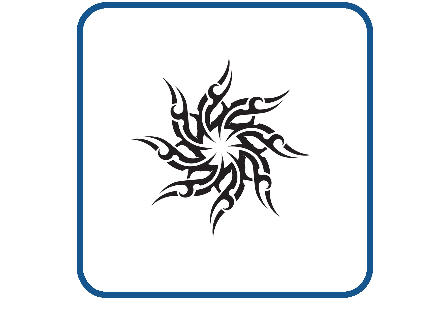 Tribal design 21 sticker