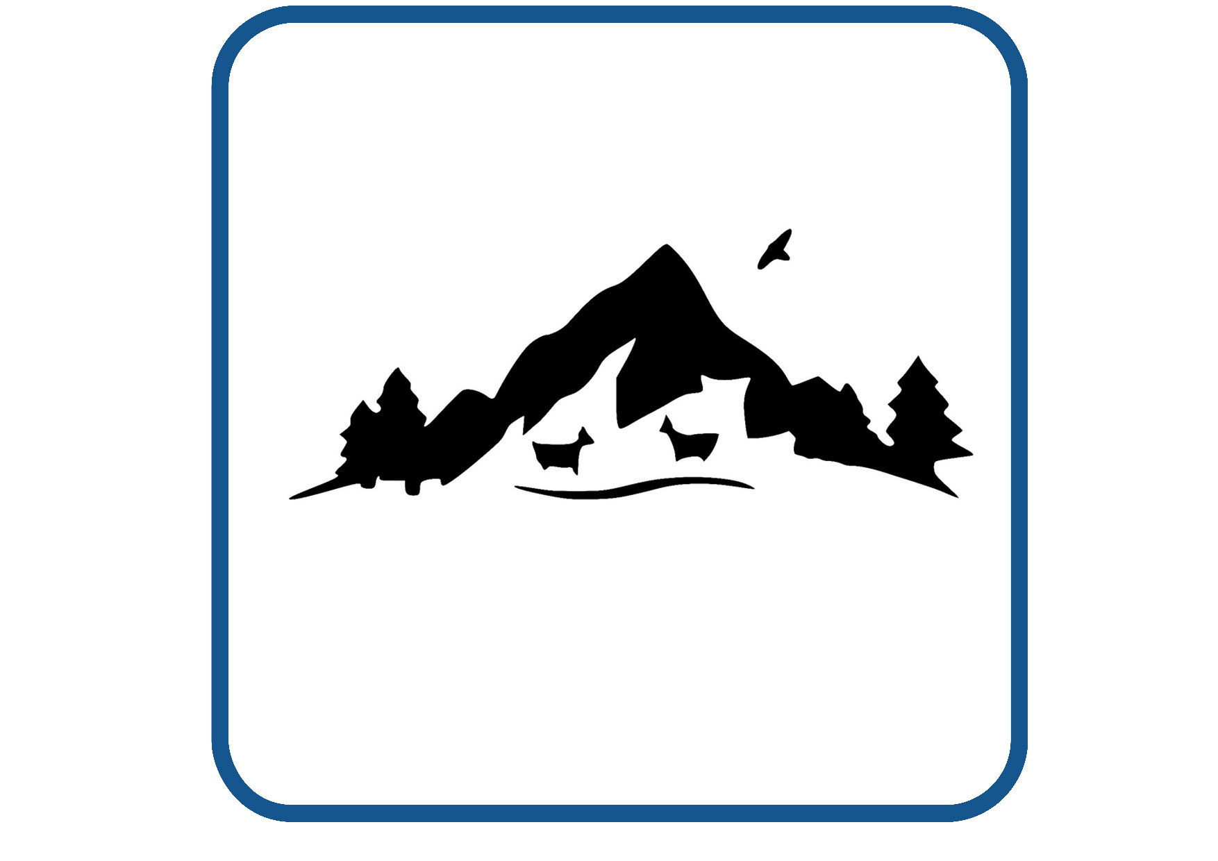 Bergen design 14 sticker