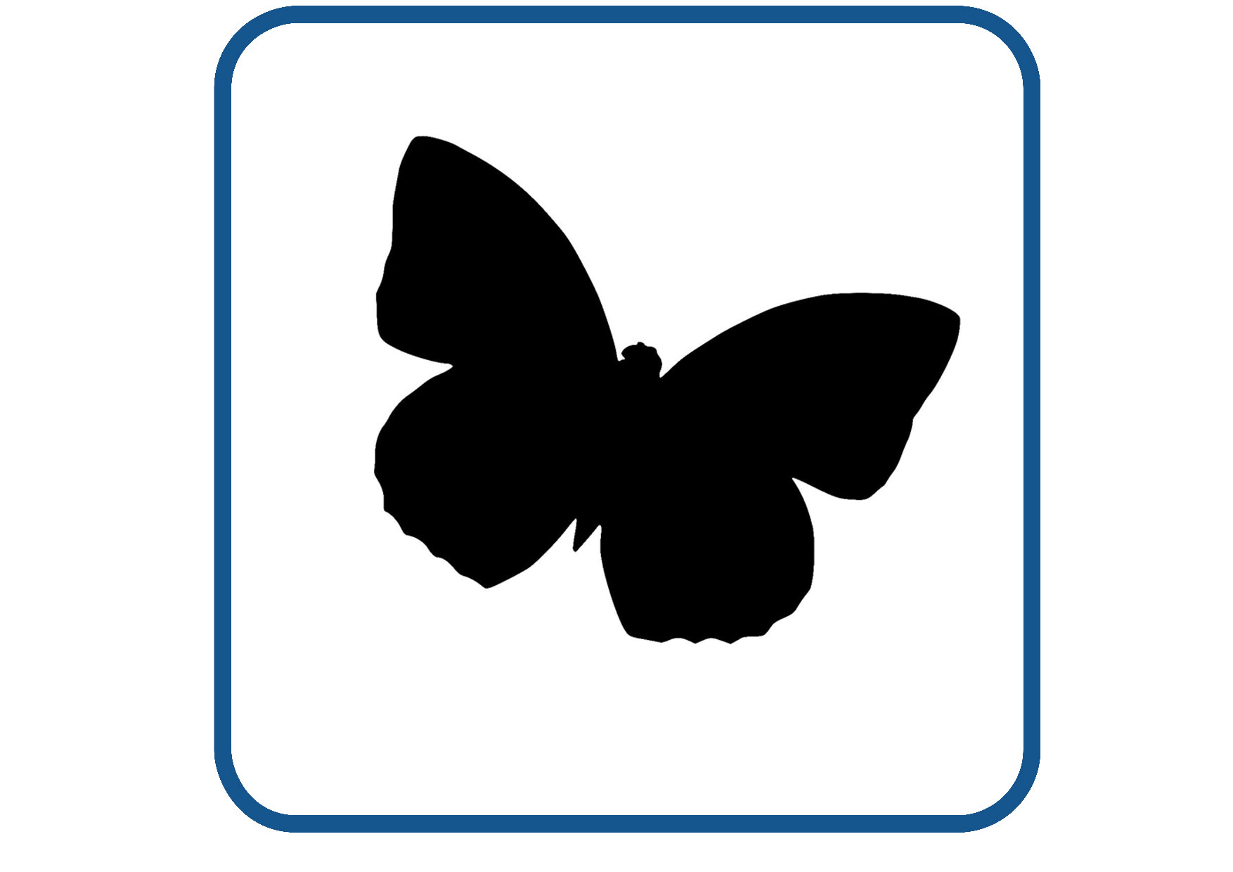 Vlinder design 17 sticker