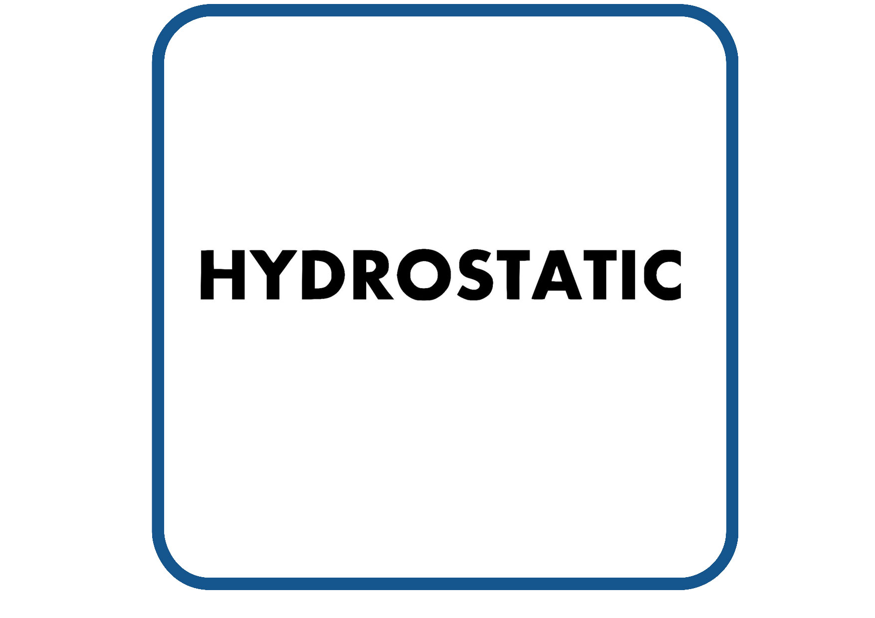 Hydrostatic sticker
