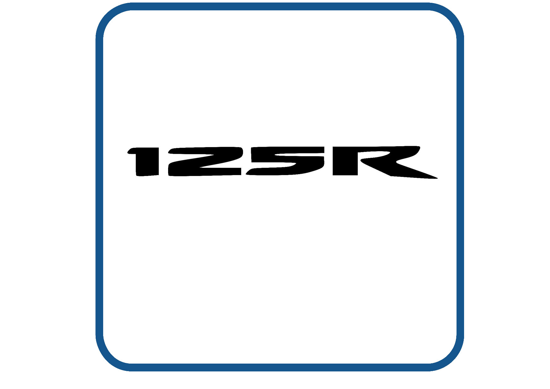 Honda 125R sticker