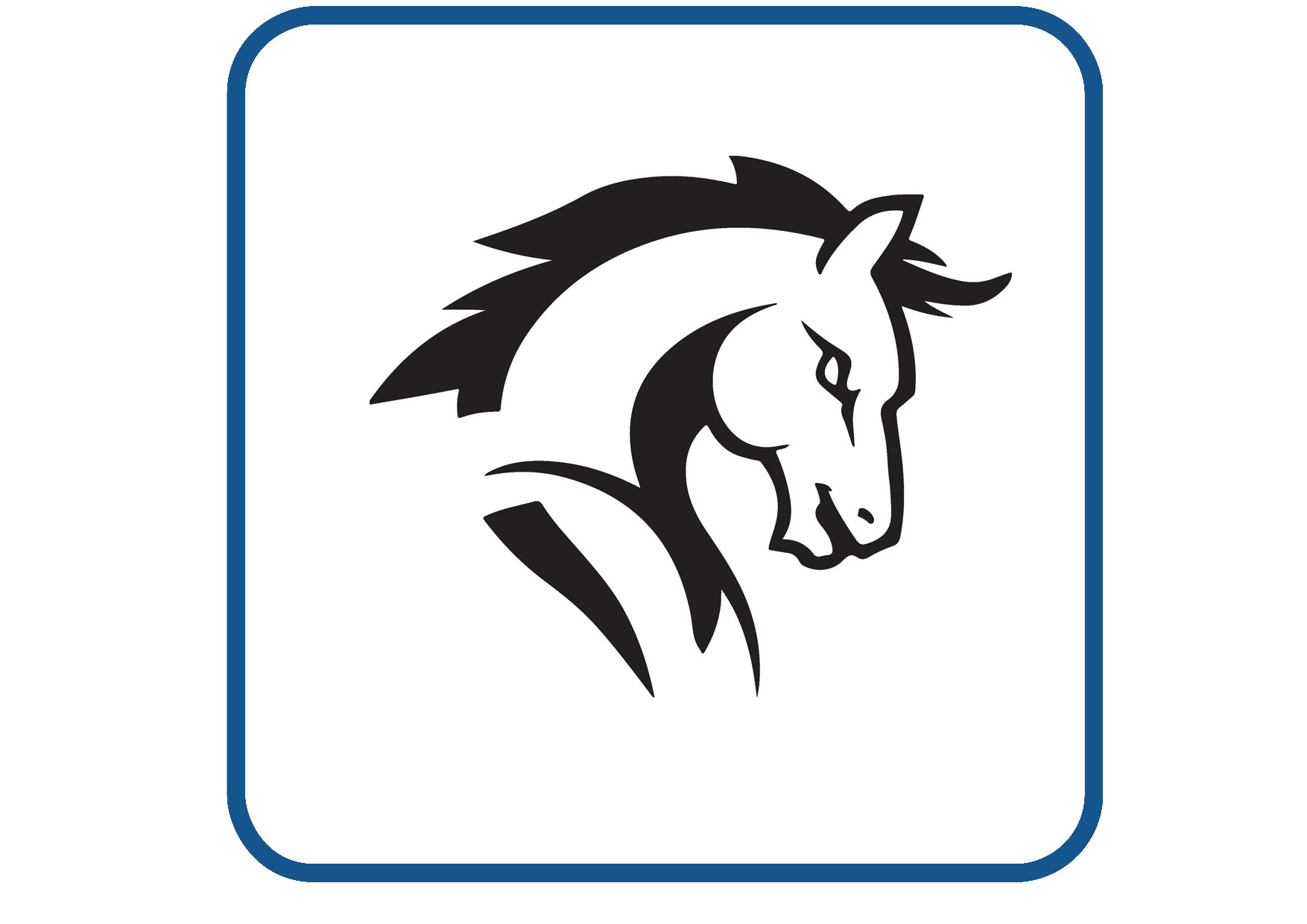 Paard design 2 sticker
