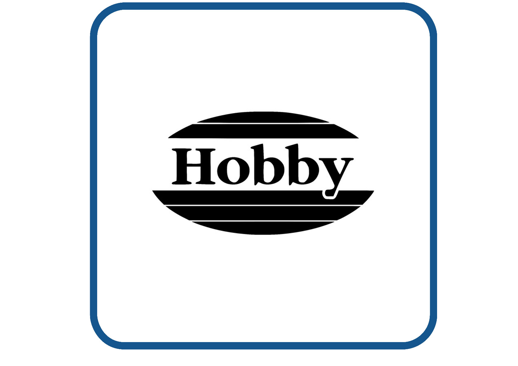 Hobby ovaal caravan en camper sticker