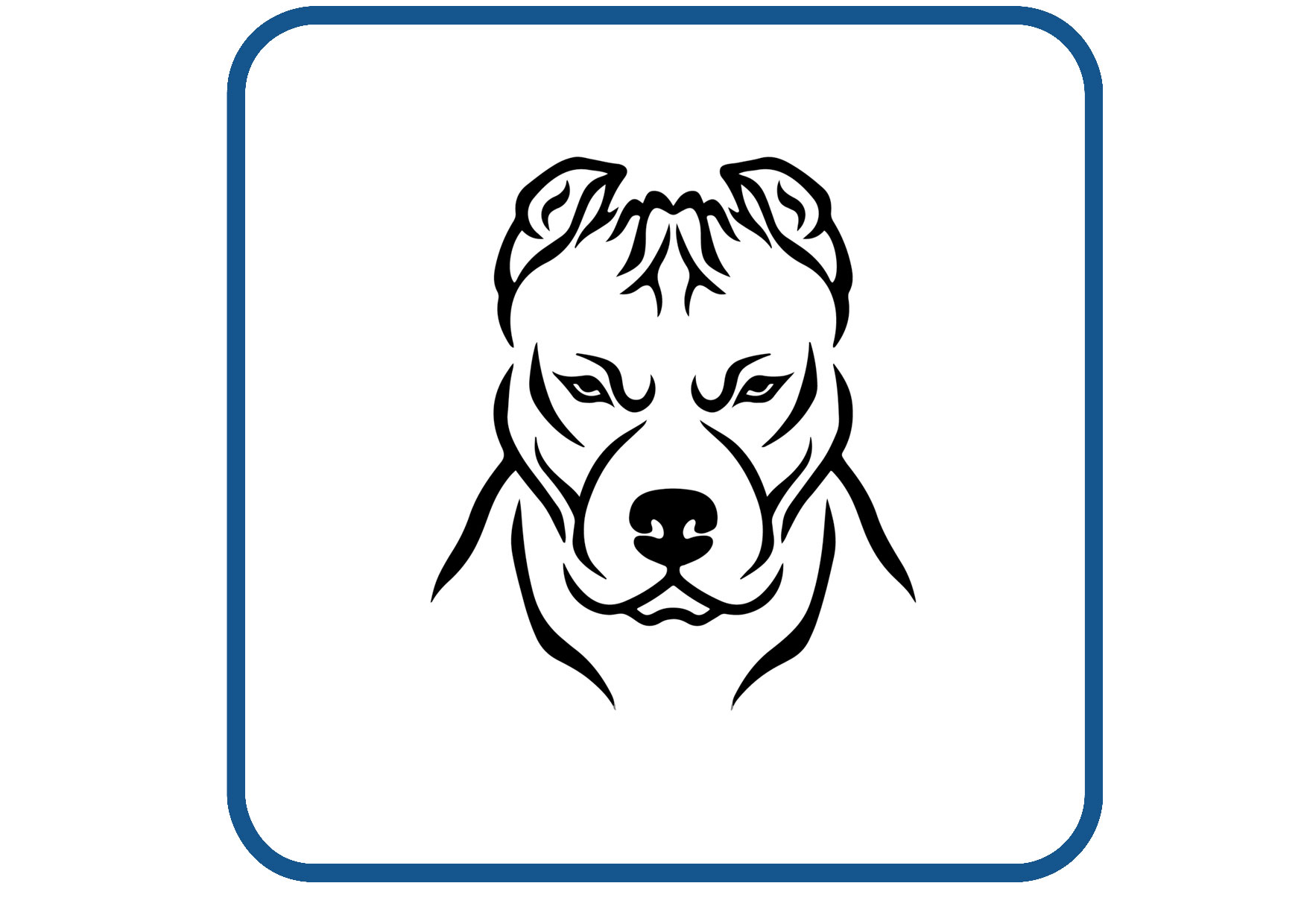 Pitbull design 3 sticker