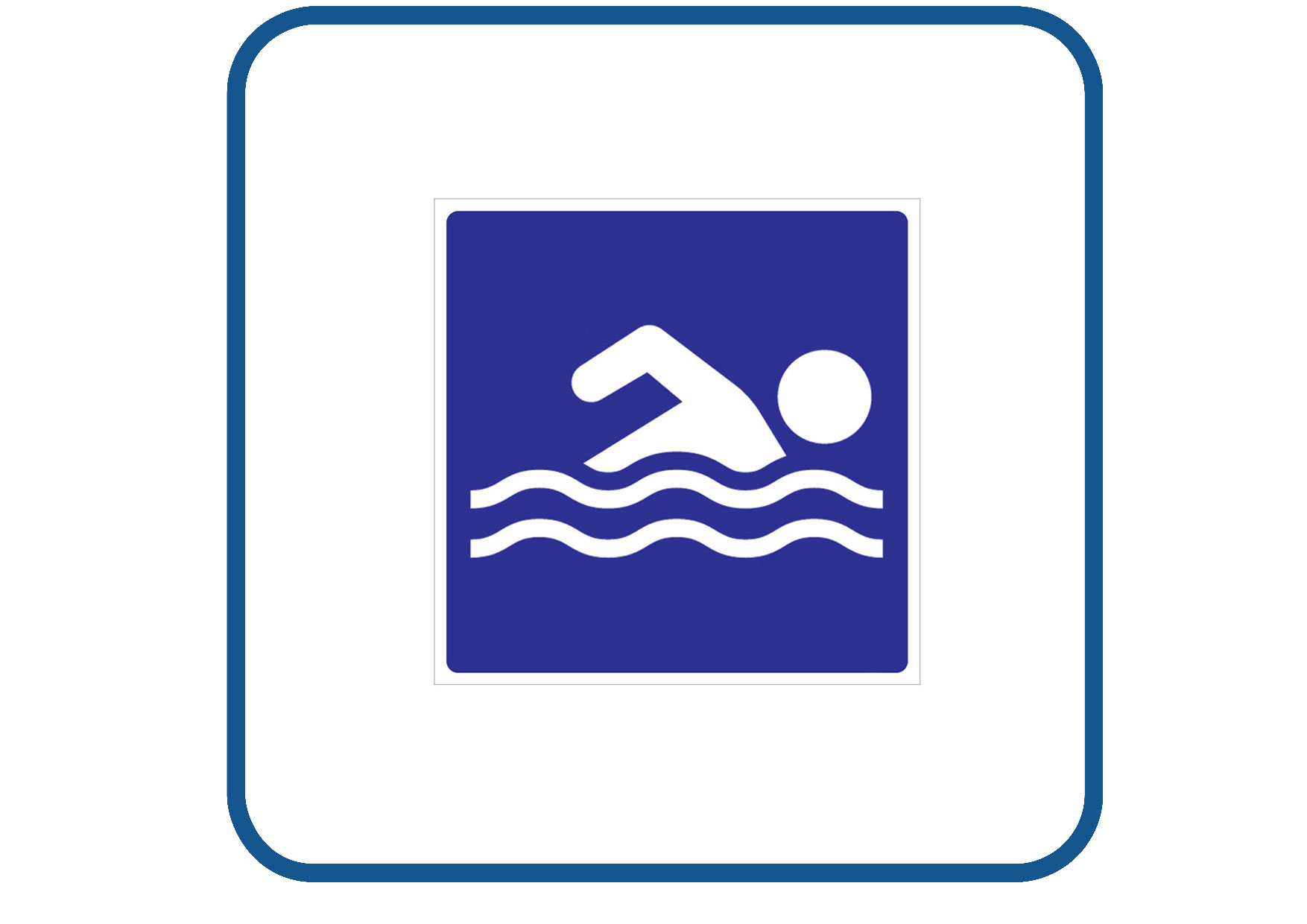 Zwembad sticker