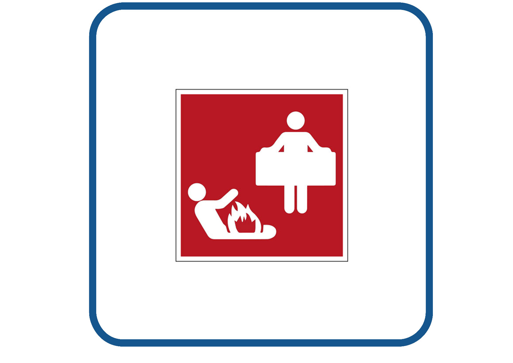 Brandgevaar stickers