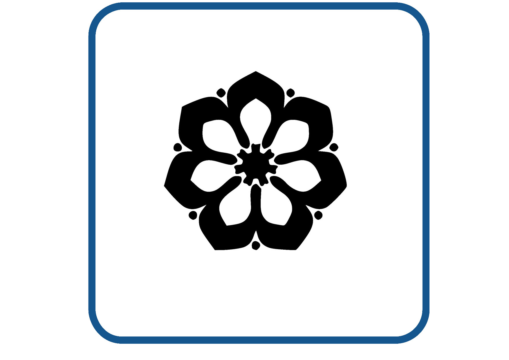 Bloem design 18 sticker