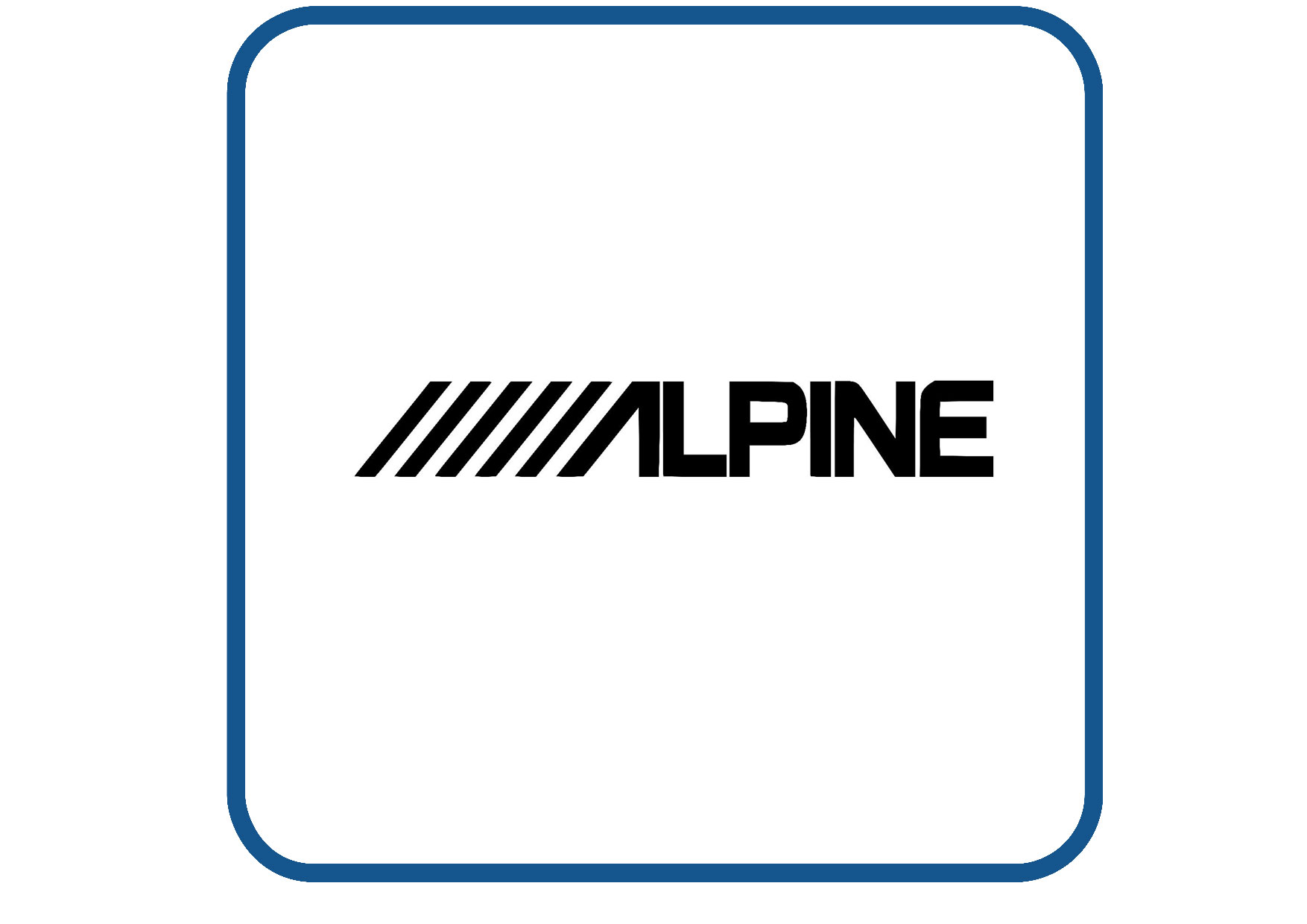 Alpine remklauw sticker