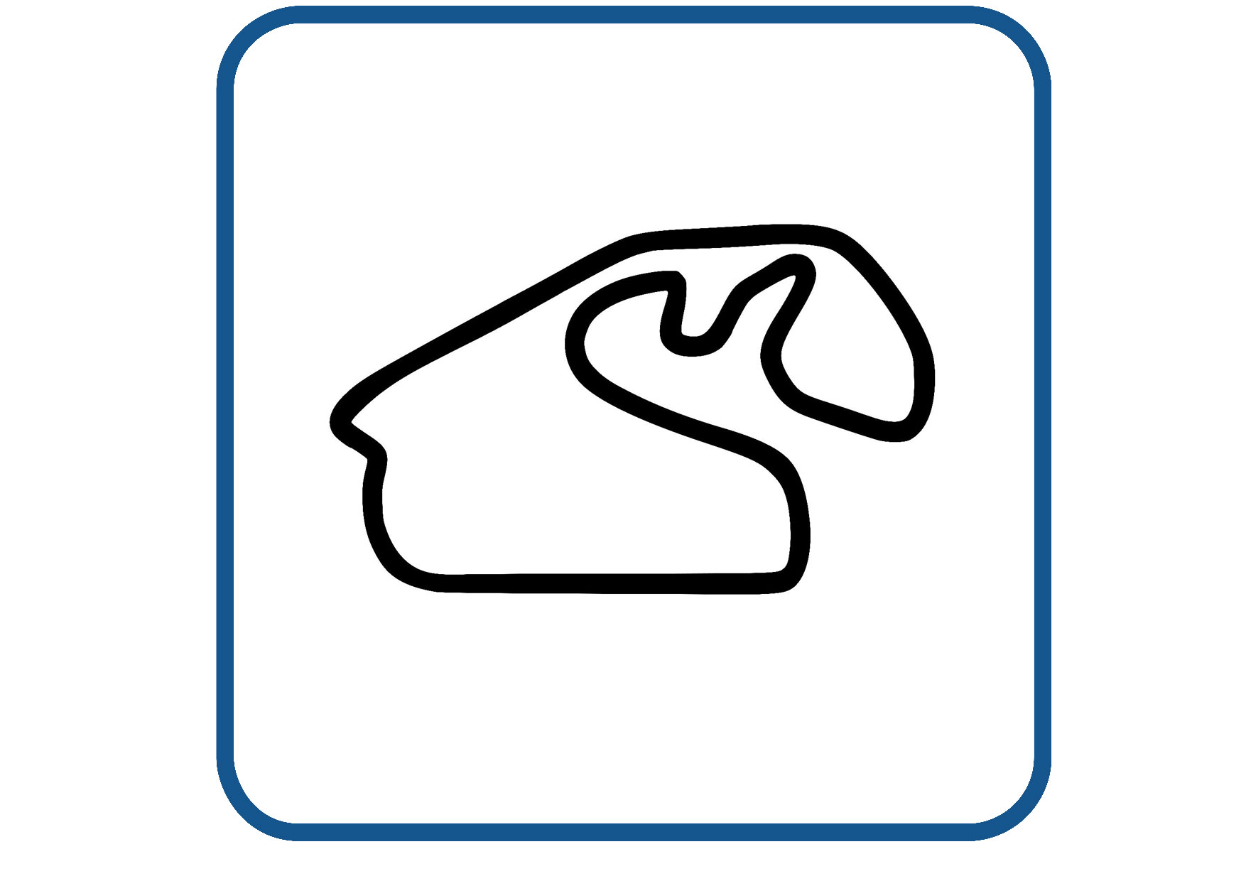 Interlagos Brazilie circuit sticker