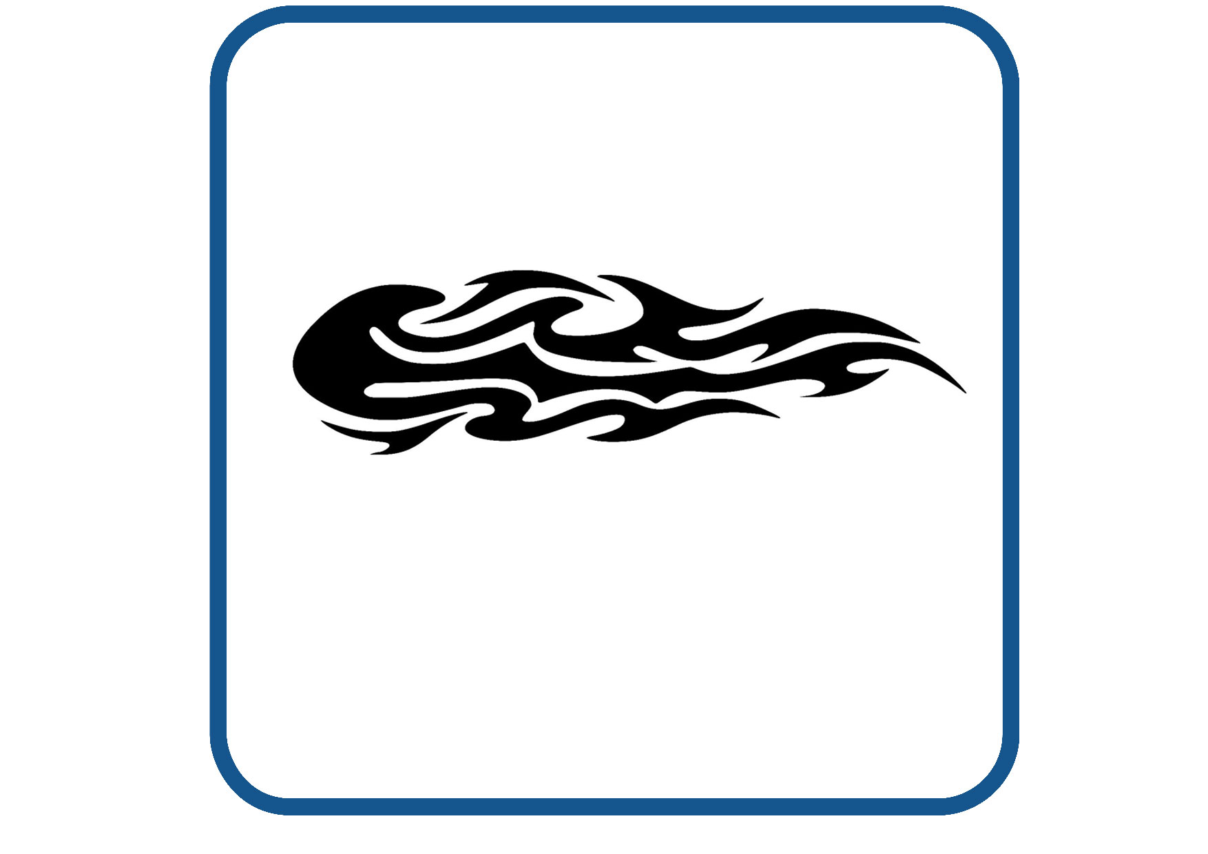 Vlammen design 59 sticker