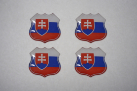 3D Slowakije gel vlag stickers UV-bestendig