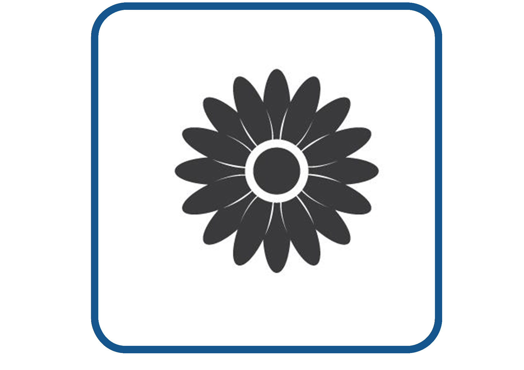 Bloem design 45 sticker